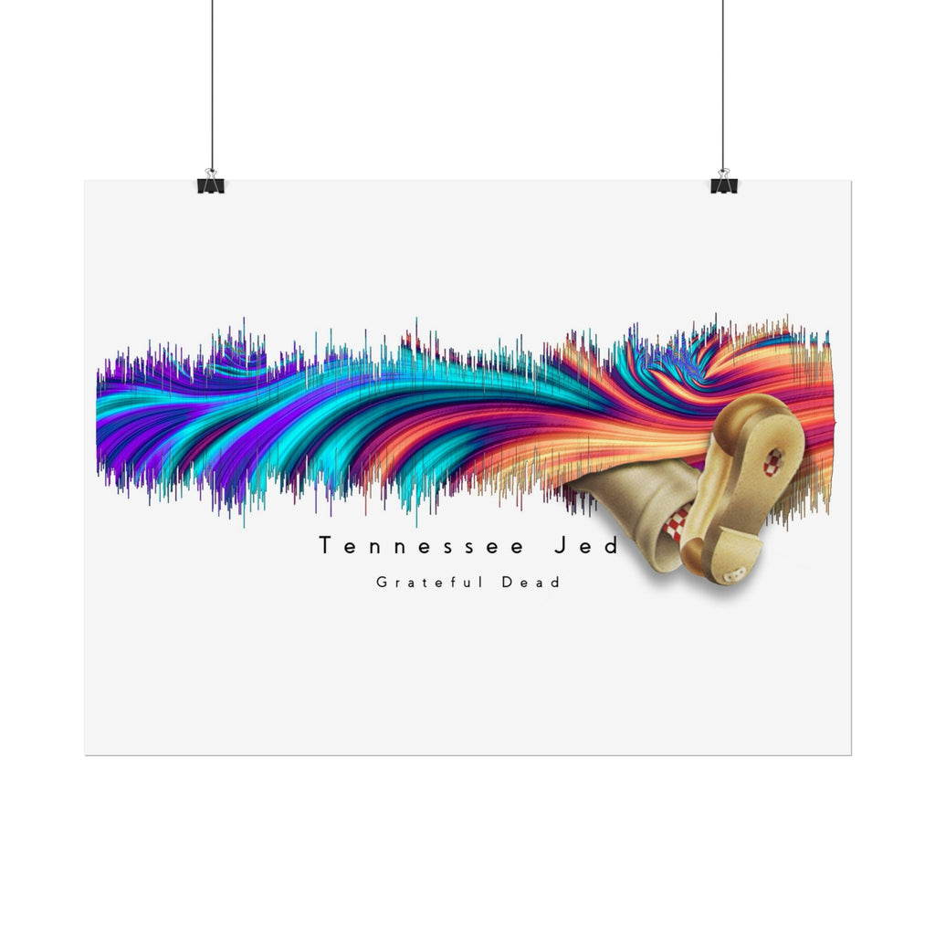 Tennessee Jed Music Art Roll Poster | Grateful Dead Decor, Wall Art, Gift for Music Lovers, Home Decoration, Festival Decor