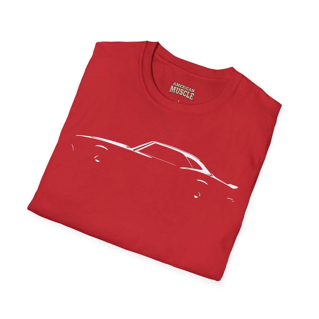 Chevy Camaro T-Shirt | Classic Chevy Muscle Car Tee | Big Block SS Camaro Gift | Vintage Car Line Art Shirt