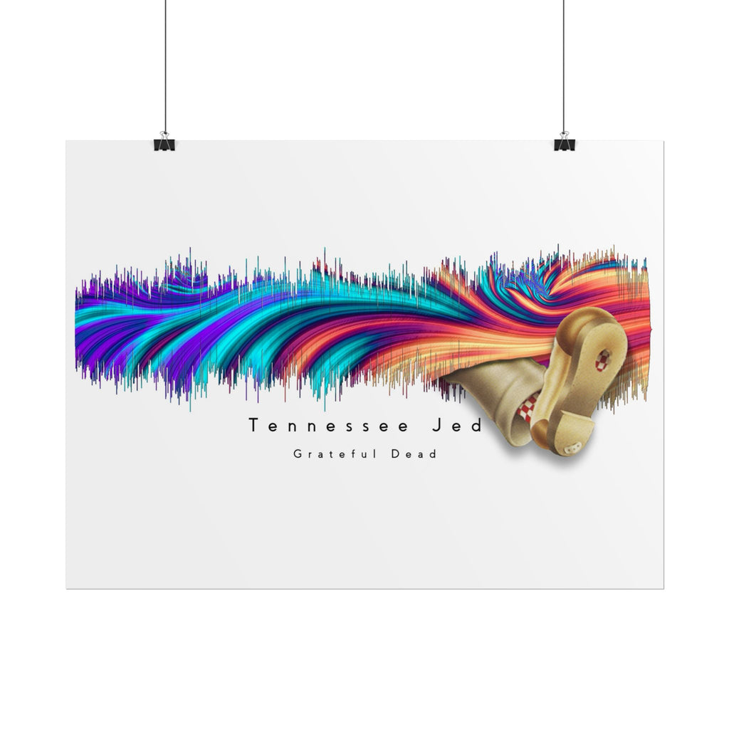 Tennessee Jed Music Art Roll Poster | Grateful Dead Decor, Wall Art, Gift for Music Lovers, Home Decoration, Festival Decor