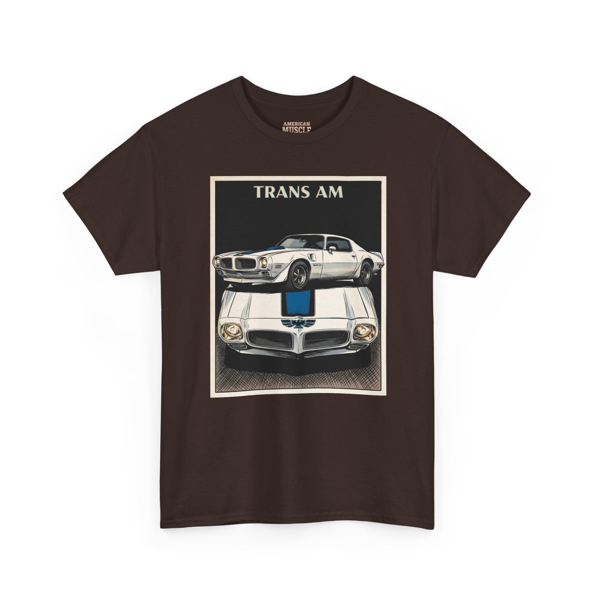 1970 Pontiac Trans Am American Muscle T-Shirt – Vintage Car Graphic Tee