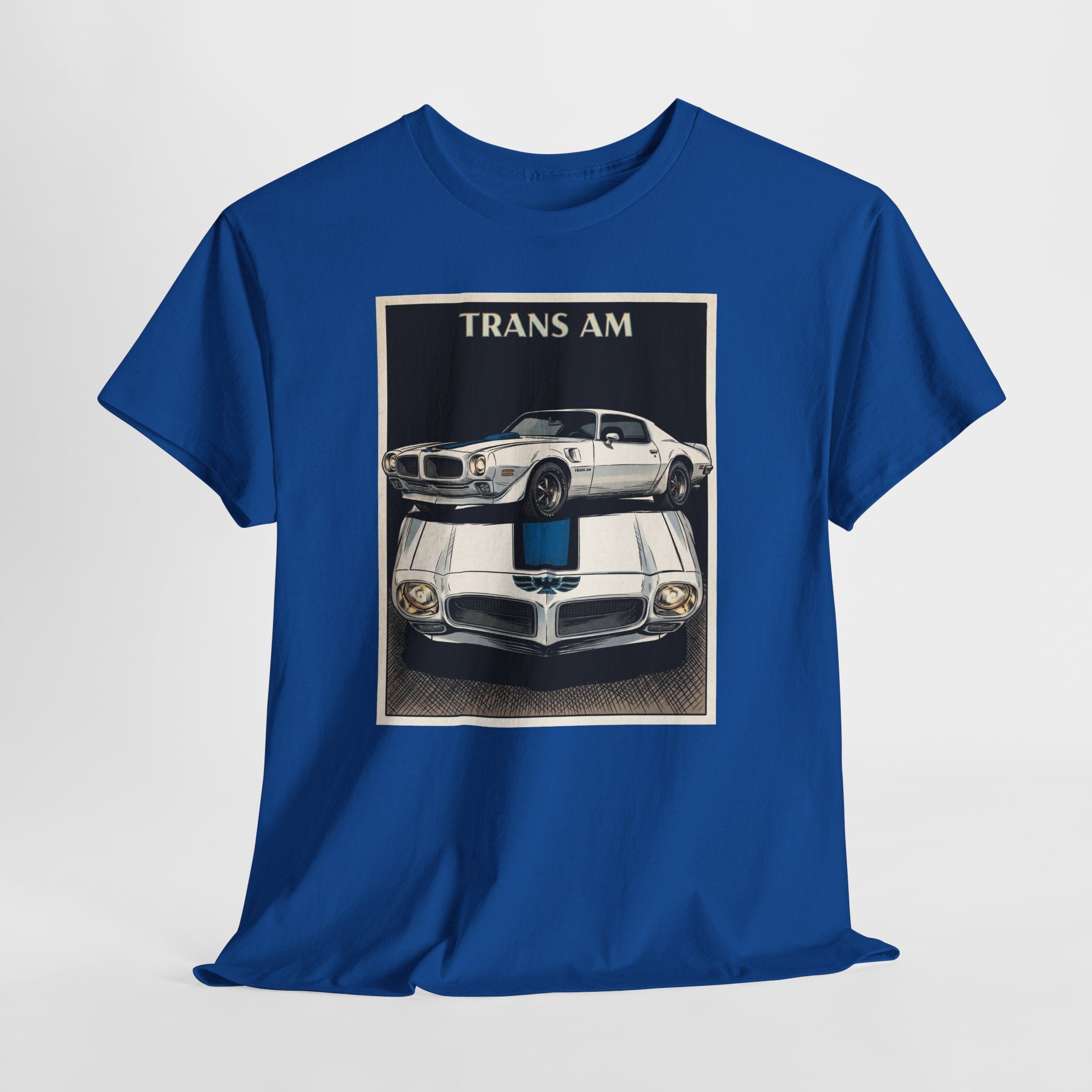1970 Pontiac Trans Am American Muscle T-Shirt – Vintage Car Graphic Tee
