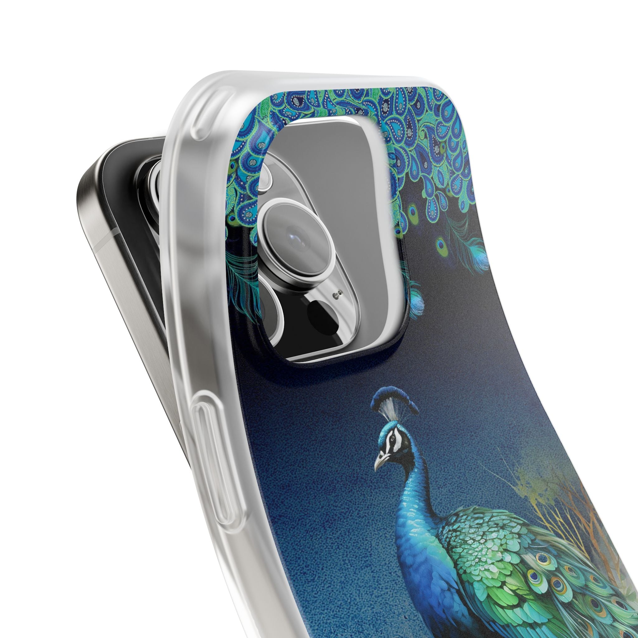 Peacock Art Phone Case: Slim, Stylish and Secure