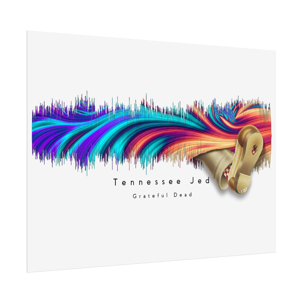 Tennessee Jed Music Art Roll Poster | Grateful Dead Decor, Wall Art, Gift for Music Lovers, Home Decoration, Festival Decor