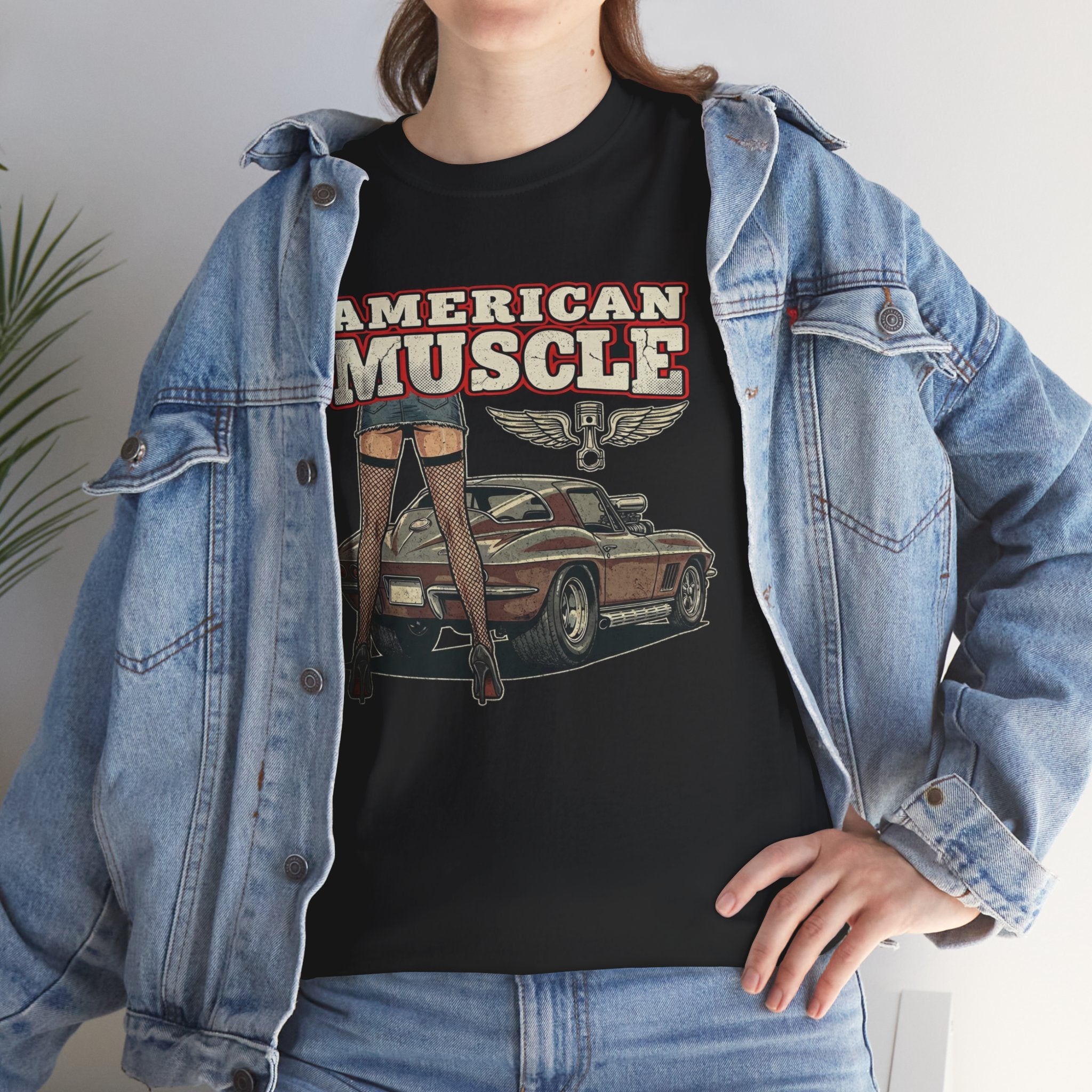 '67 Vette American Muscle T‑Shirt — Vintage Corvette Car Tee