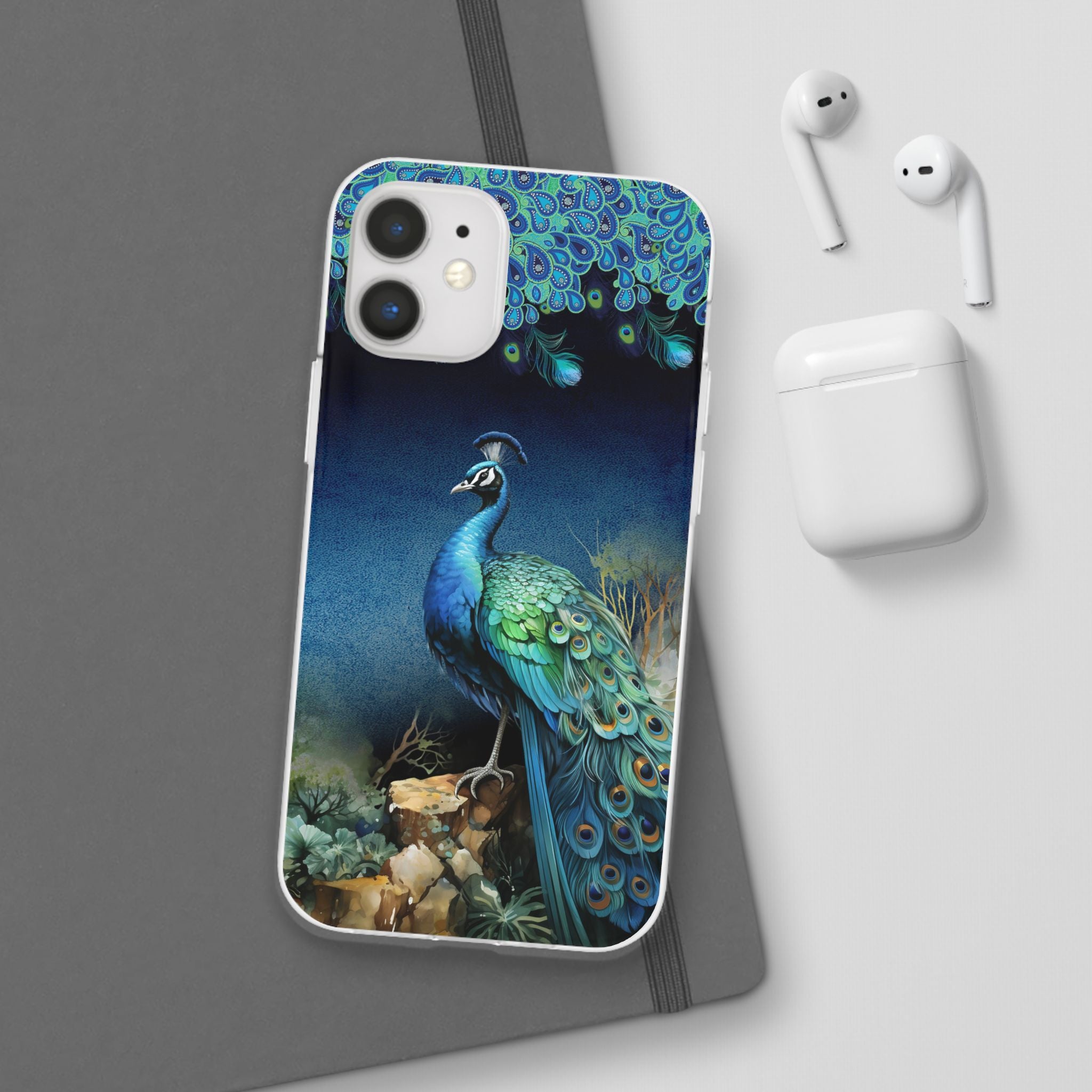Peacock Art Phone Case: Slim, Stylish and Secure