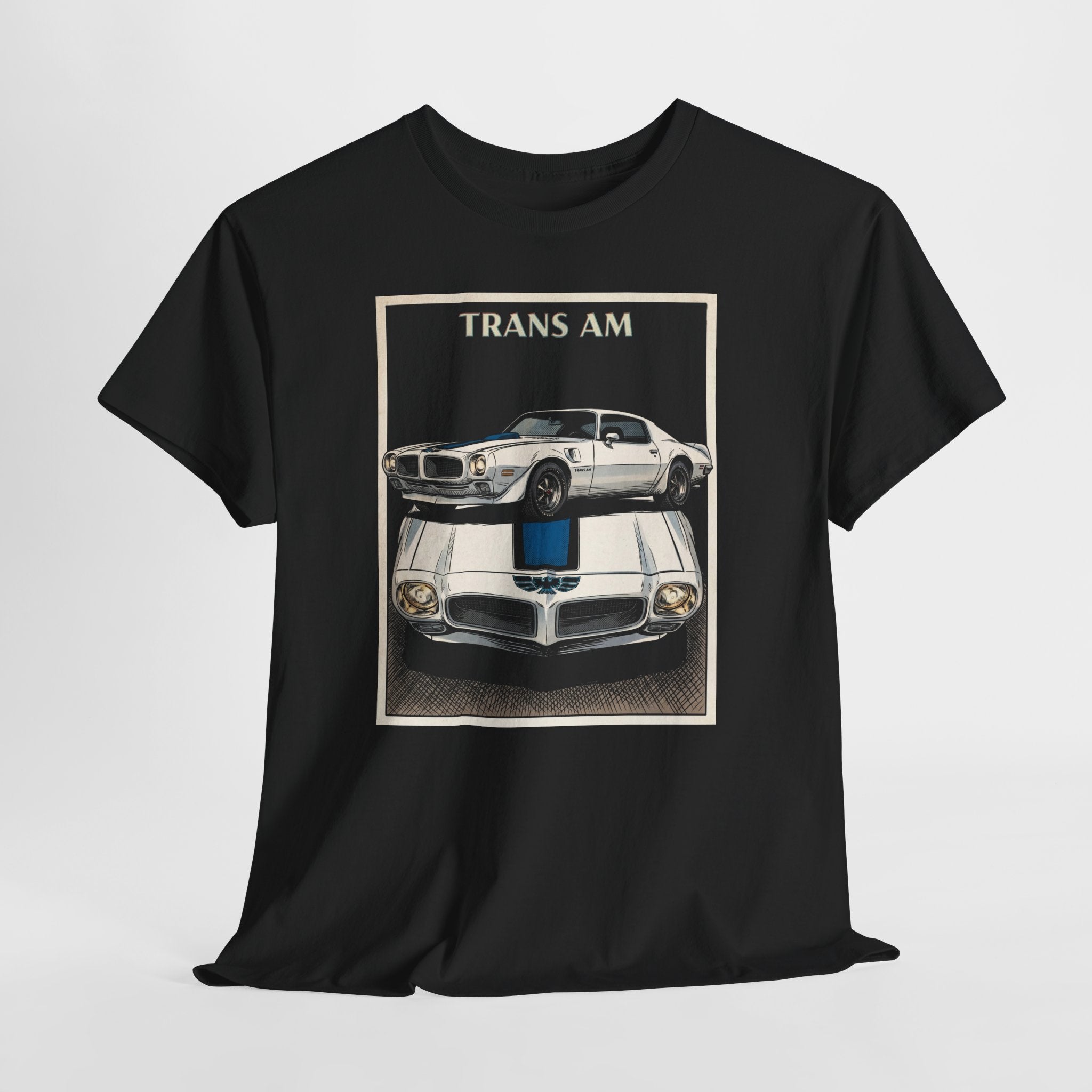 1970 Pontiac Trans Am American Muscle T-Shirt – Vintage Car Graphic Tee