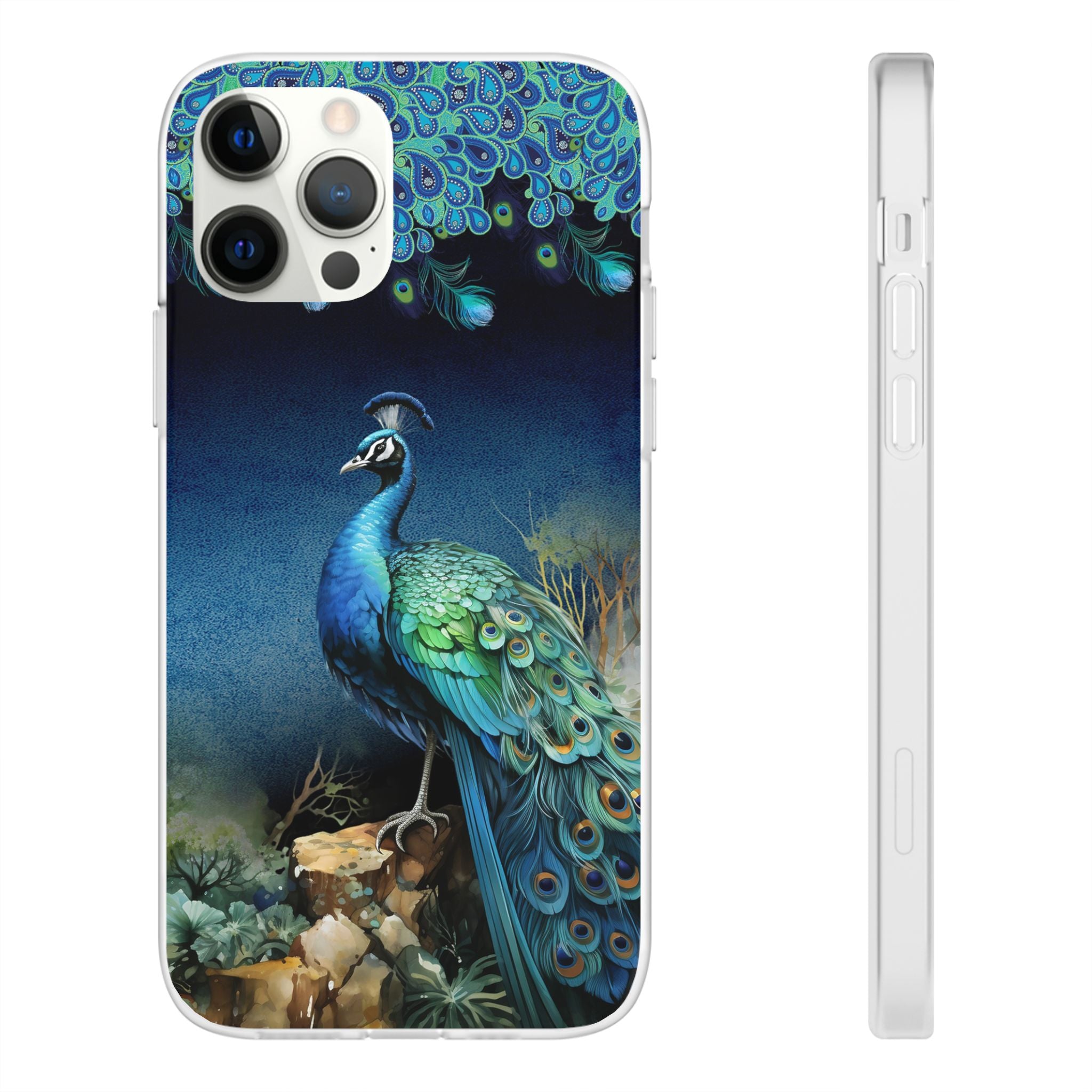 Peacock Art Phone Case: Slim, Stylish and Secure
