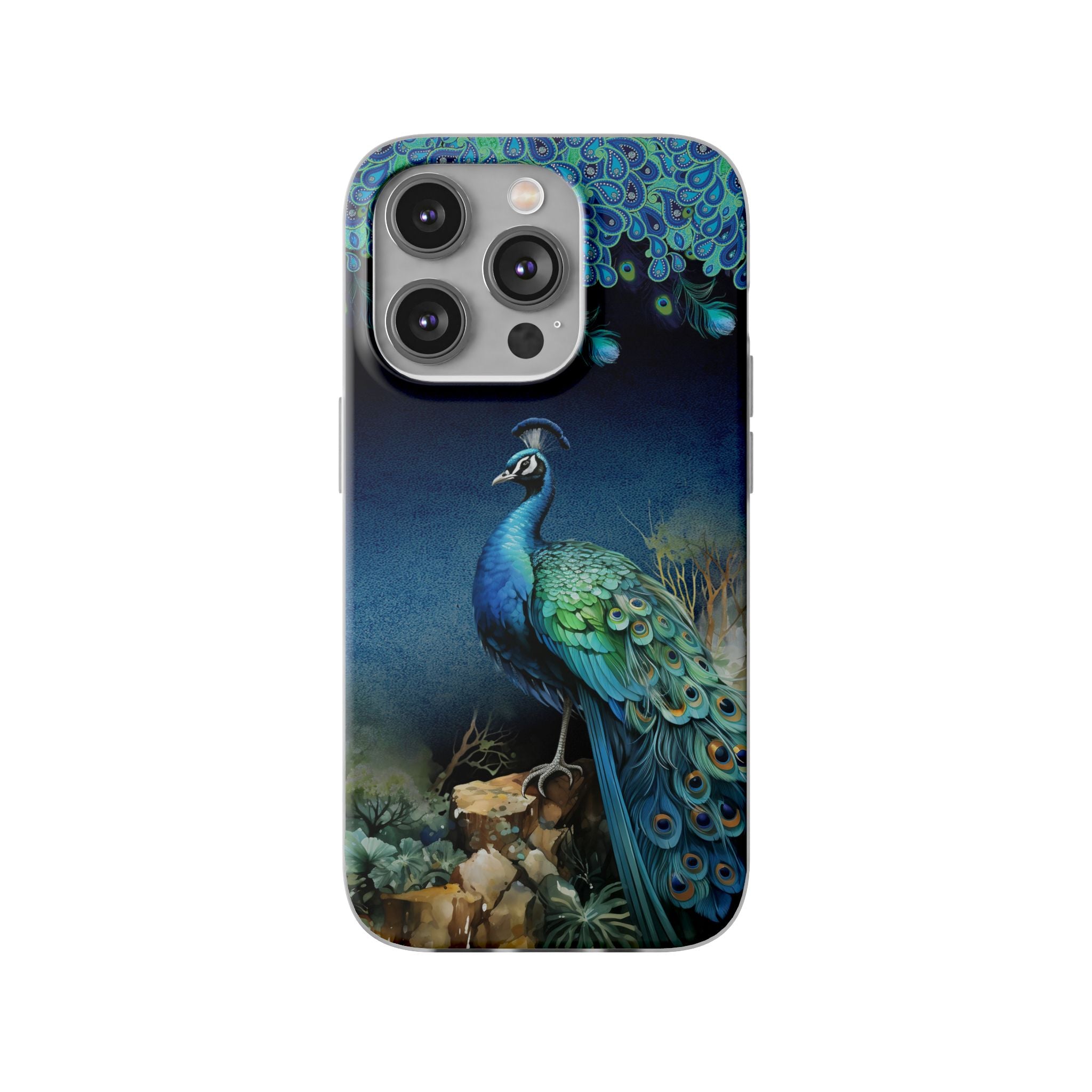 Peacock Art Phone Case: Slim, Stylish and Secure