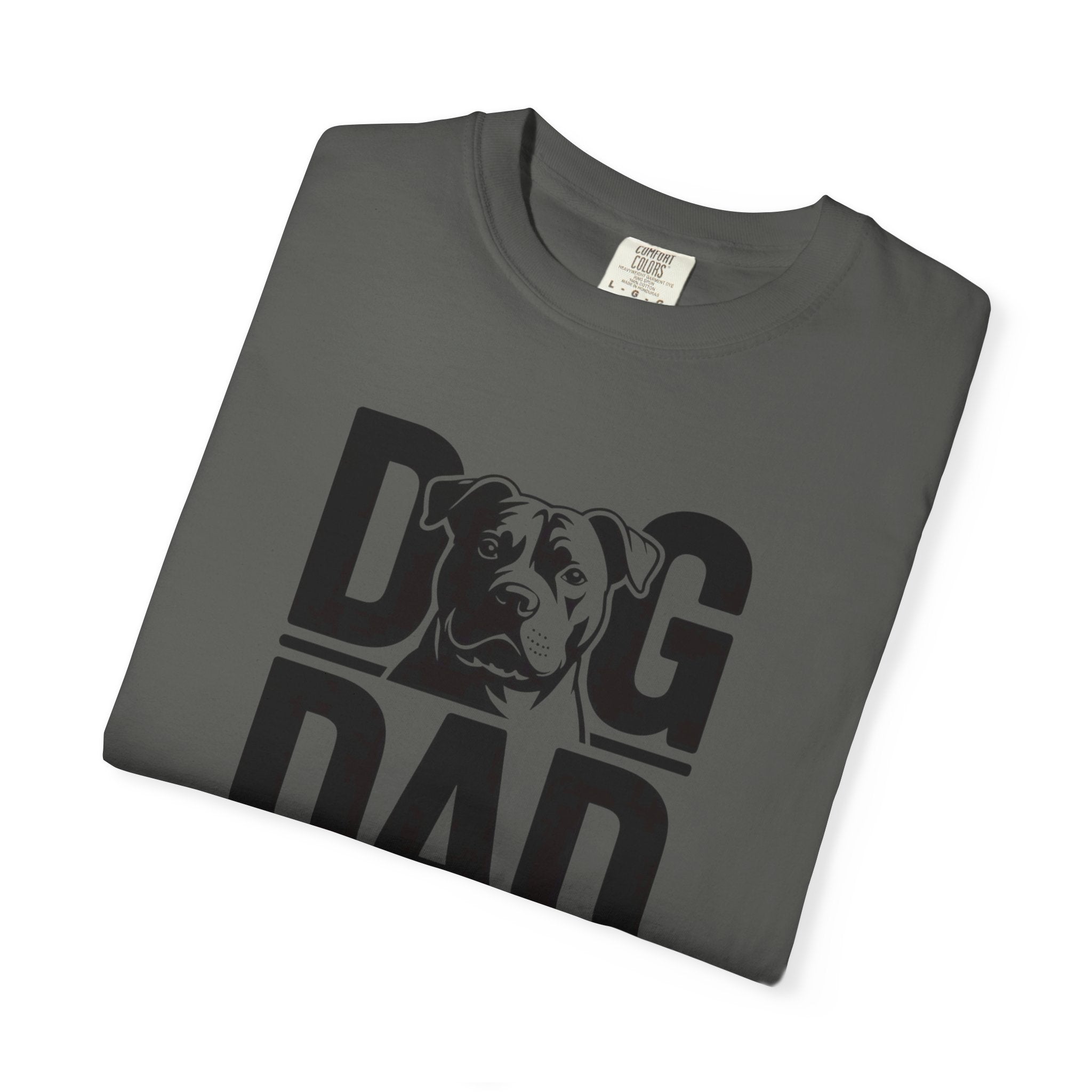 Dog Dad Pit Bull Terrier Lover T‑Shirt — Graphic Pet Dad Tee (Small Chest Print)