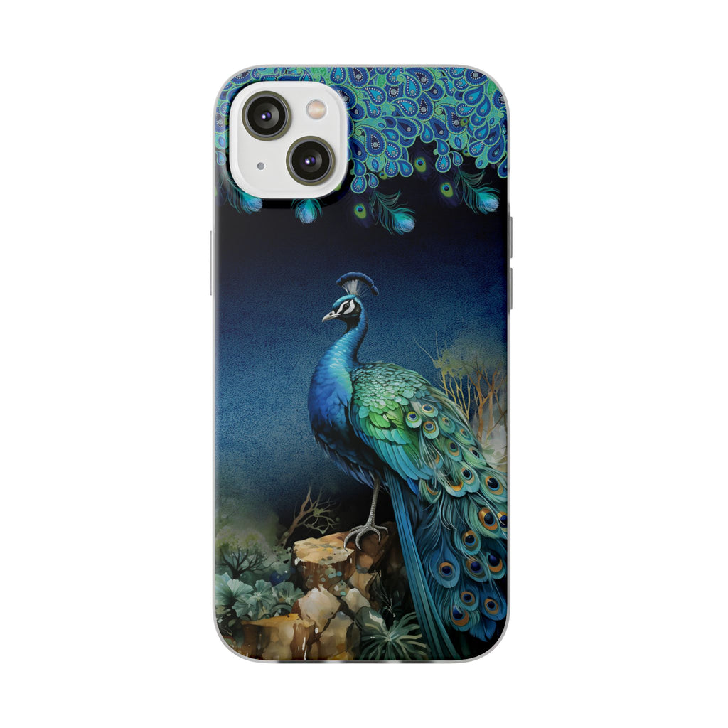 Peacock Art Phone Case: Slim, Stylish and Secure