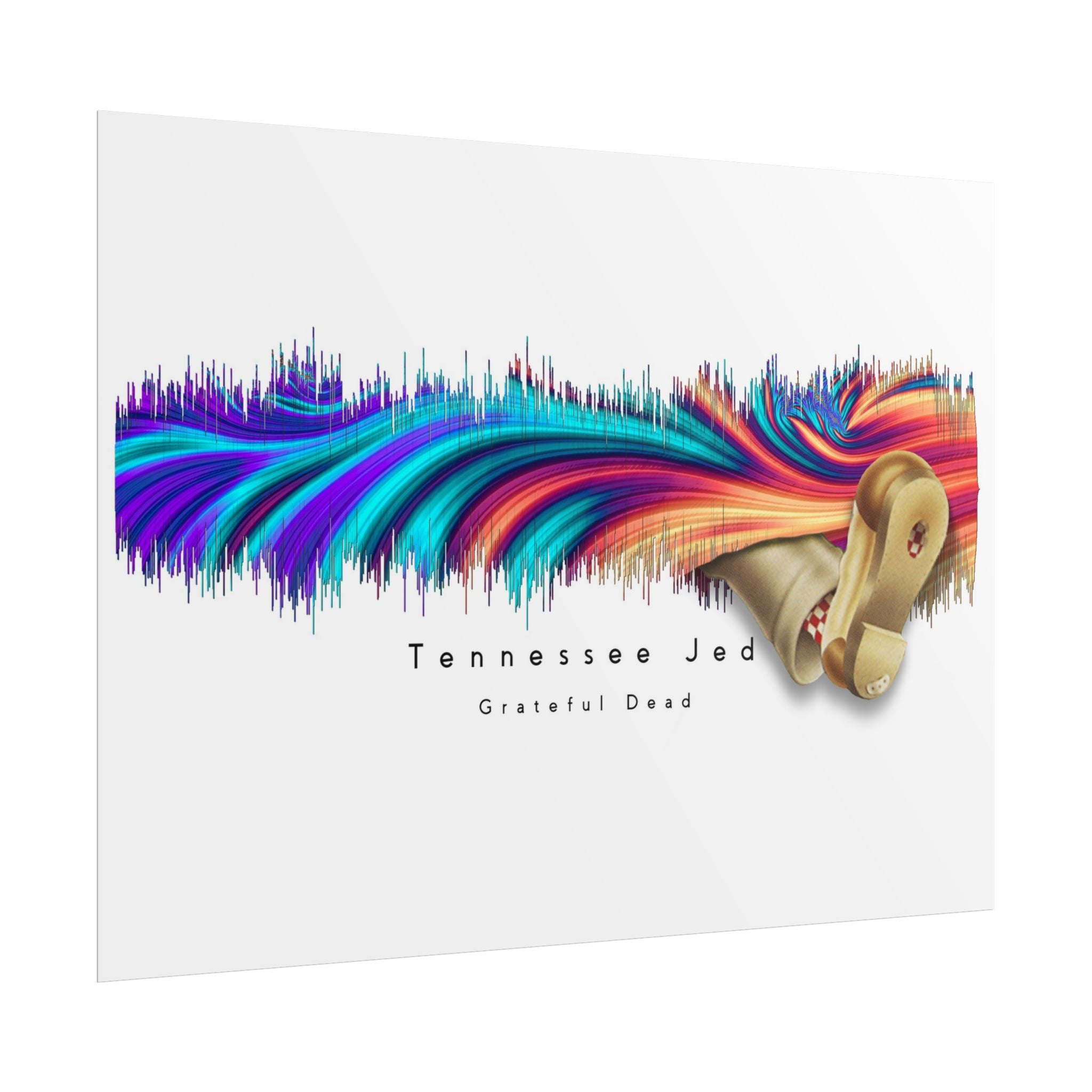 Tennessee Jed Music Art Roll Poster | Grateful Dead Decor, Wall Art, Gift for Music Lovers, Home Decoration, Festival Decor