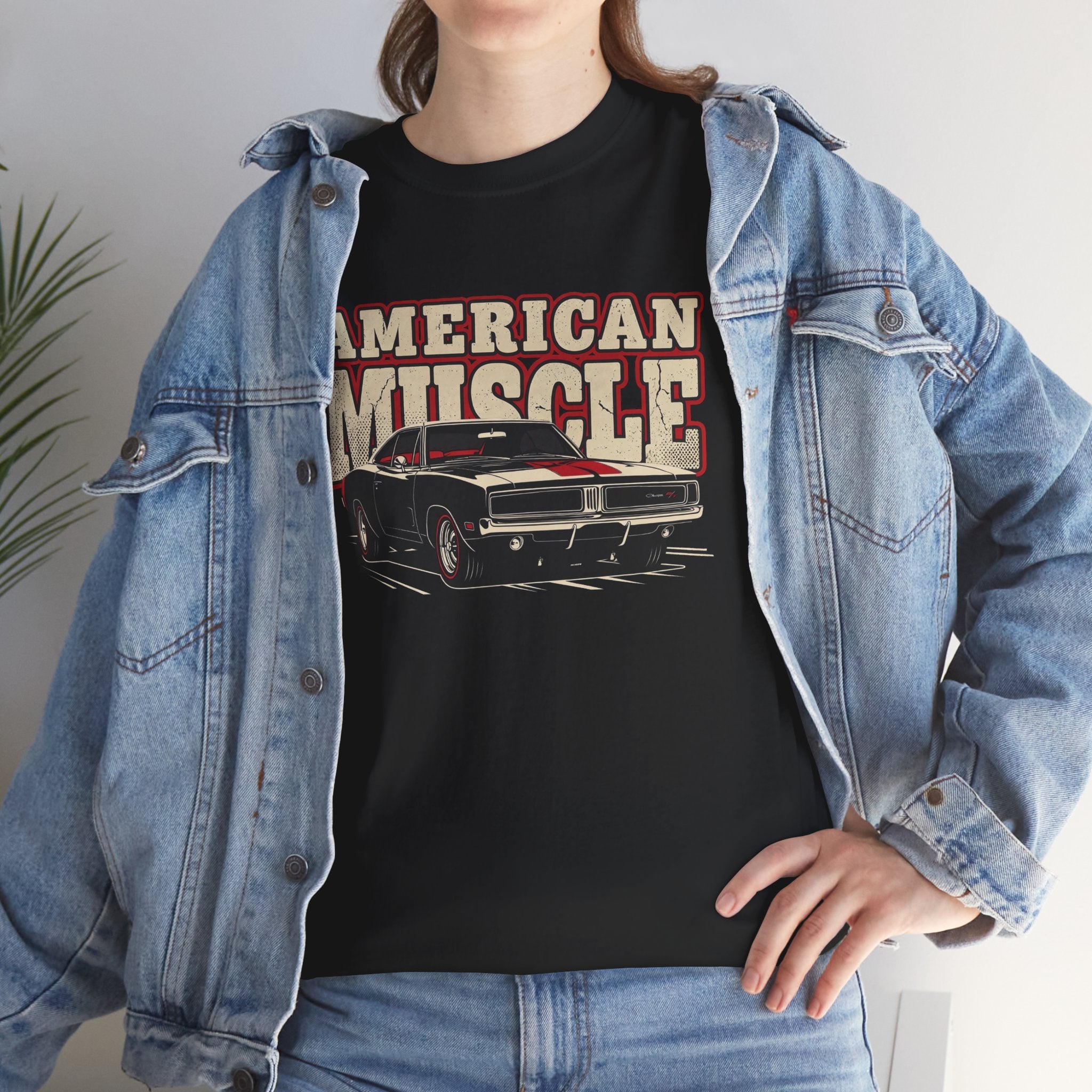 American Muscle 1969 Dodge Charger T-Shirt – Vintage Classic Car Graphic Tee