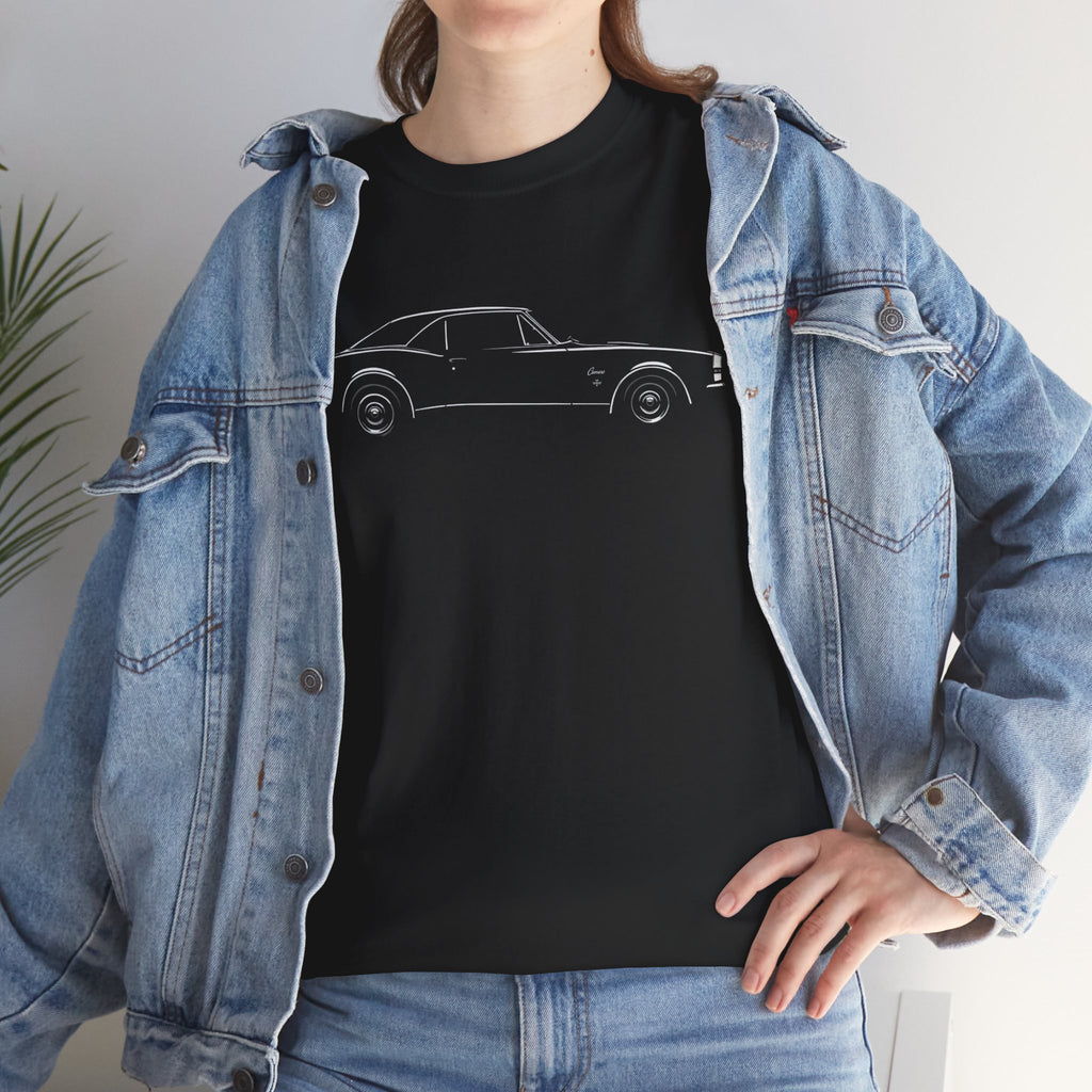 1967 Chevy Camaro T-Shirt — Minimalist Vintage Muscle Car Tee