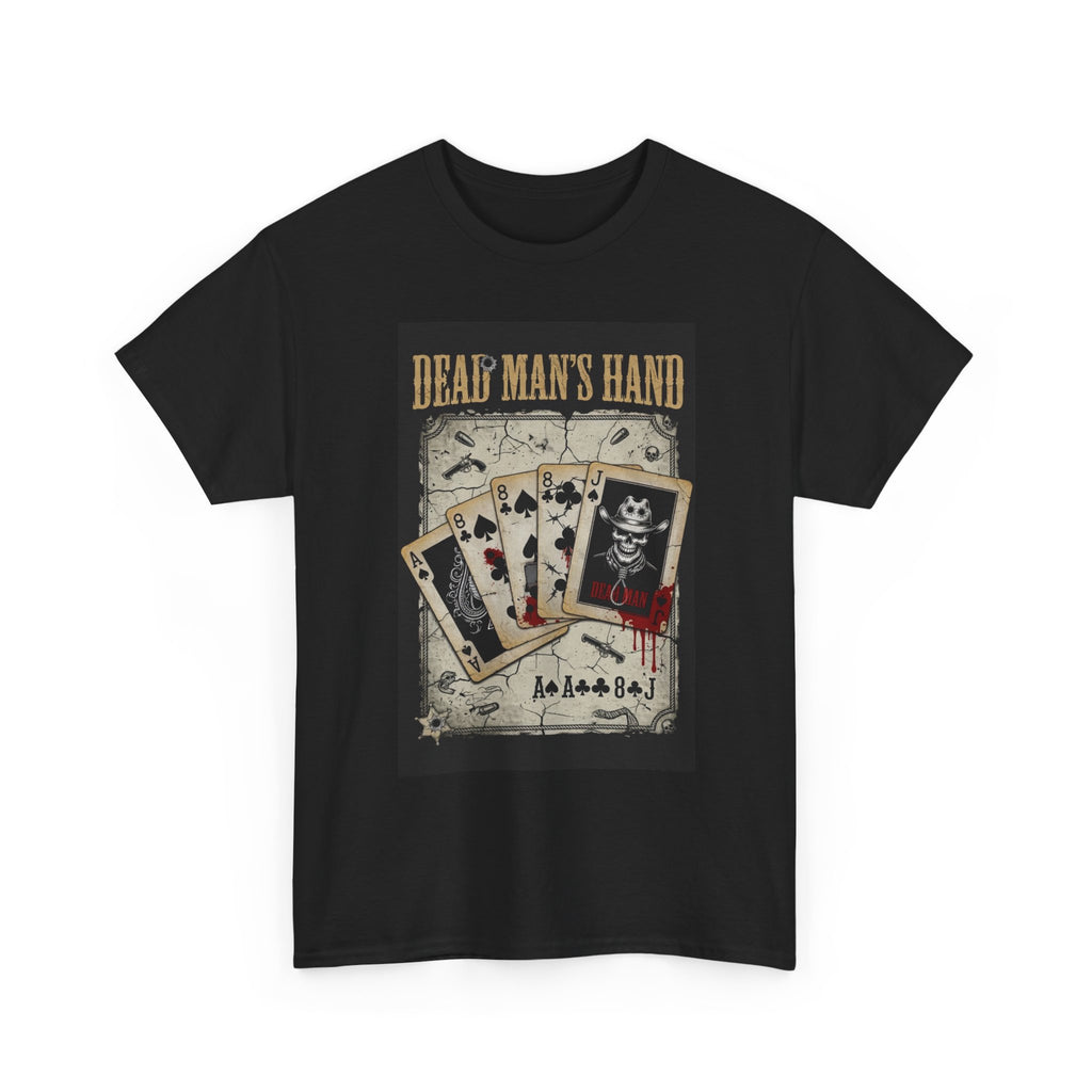 Dead Man's Hand T-Shirt — Vintage Playing Cards Graphic Tee