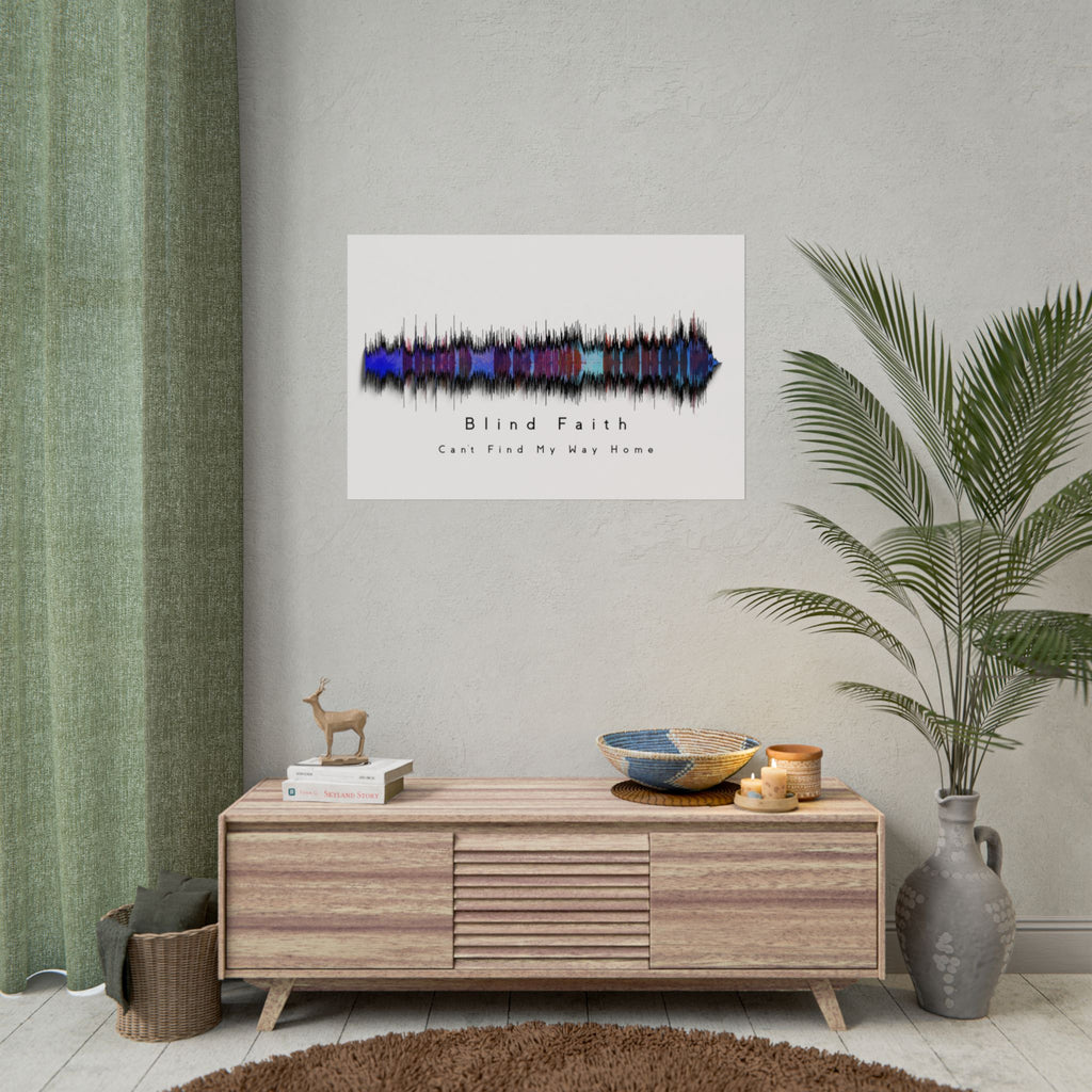 Can't Find My Way Home Art Roll Poster | Blind Faith Decor, Wall Art, Gift for Music Lovers, Home Decoration, Festival Decor