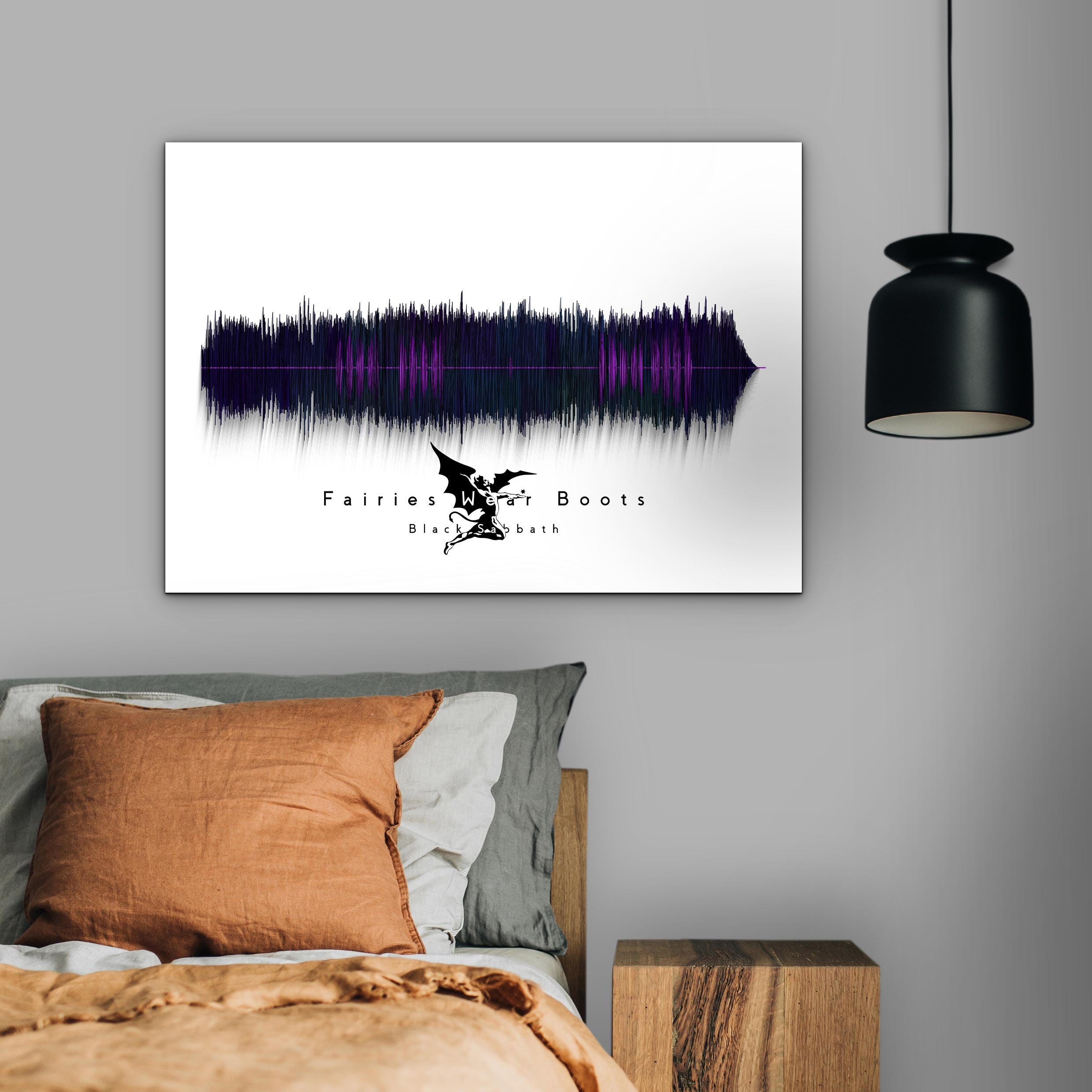 Fairies Wear Boots Art Roll Poster | Sabbath Decor, Wall Art, Gift for Music Lovers, Home Decoration, Festival Decor