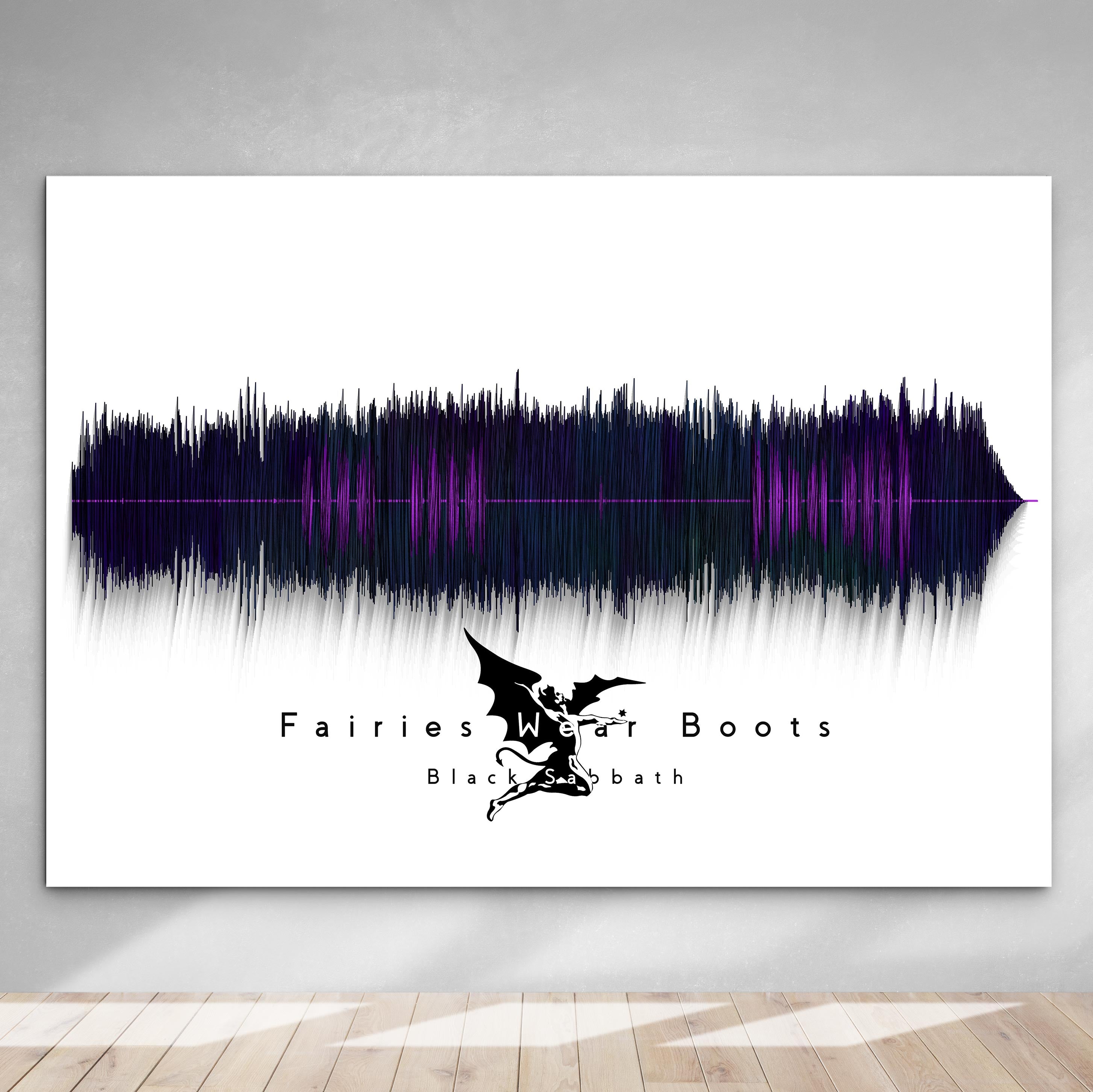 Fairies Wear Boots Art Roll Poster | Sabbath Decor, Wall Art, Gift for Music Lovers, Home Decoration, Festival Decor
