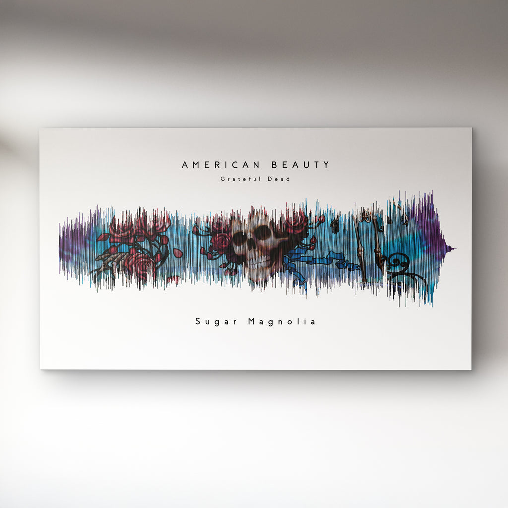 Sugar Magnolia Art Roll Poster | Dead Decor, Wall Art, Gift for Music Lovers, Home Decoration, Festival Decor