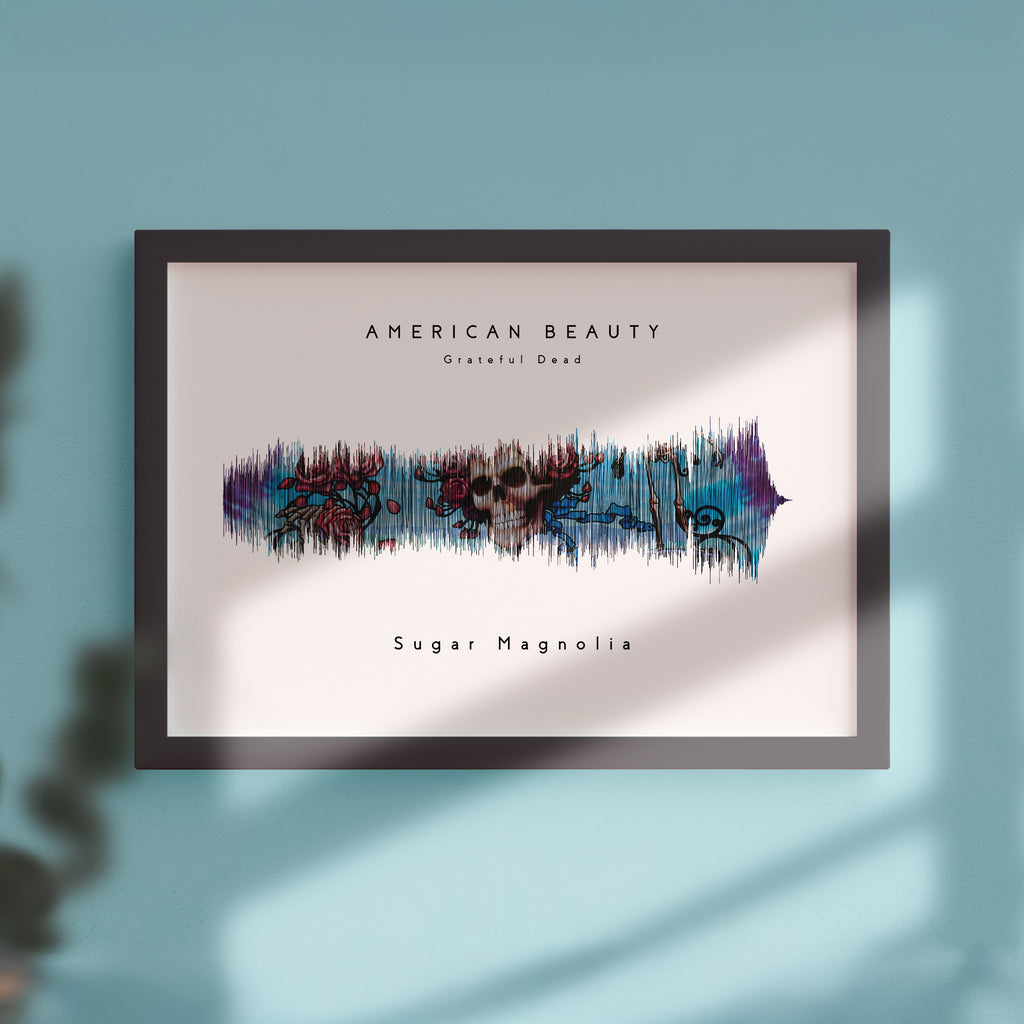 Sugar Magnolia Art Roll Poster | Dead Decor, Wall Art, Gift for Music Lovers, Home Decoration, Festival Decor