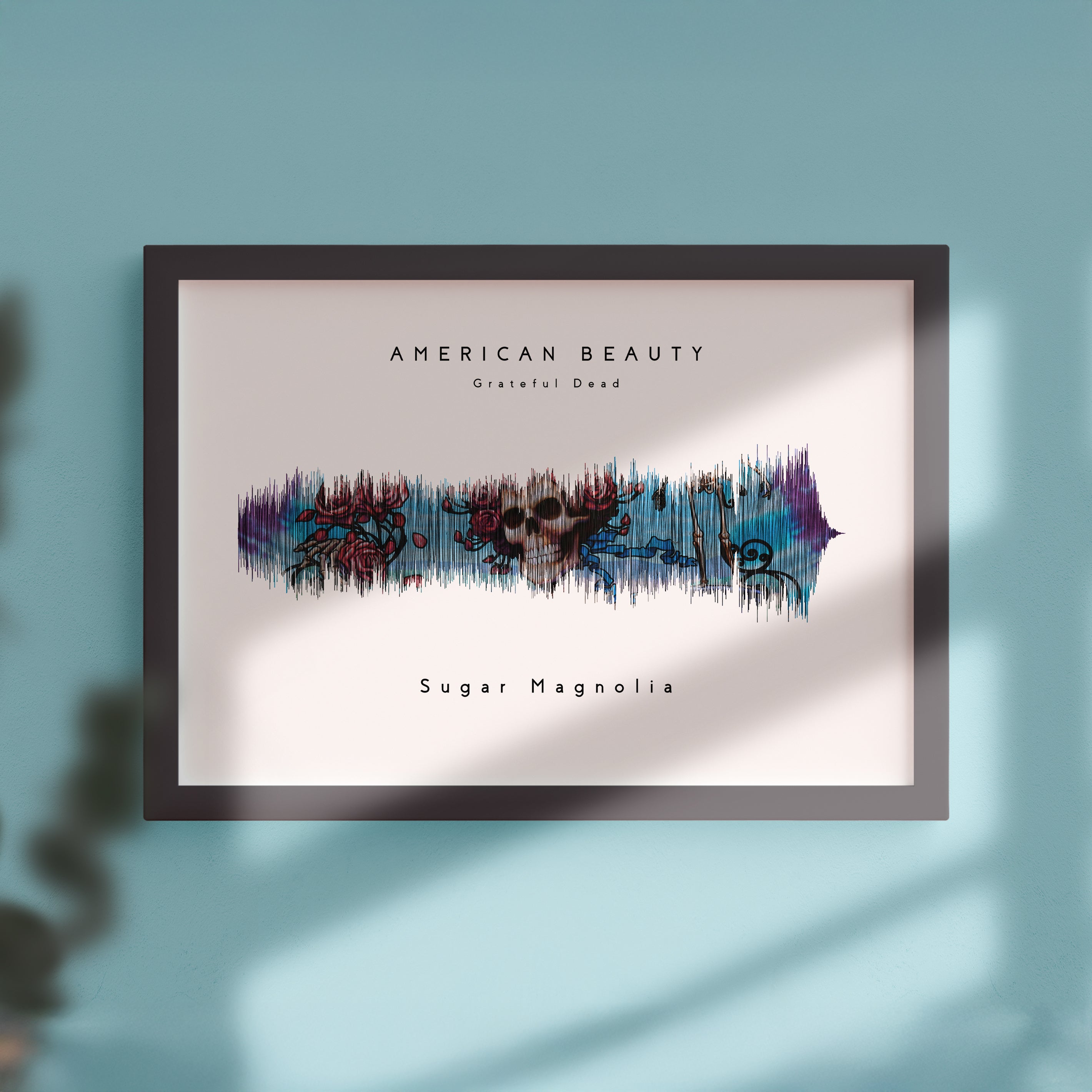 Sugar Magnolia Art Roll Poster | Dead Decor, Wall Art, Gift for Music Lovers, Home Decoration, Festival Decor