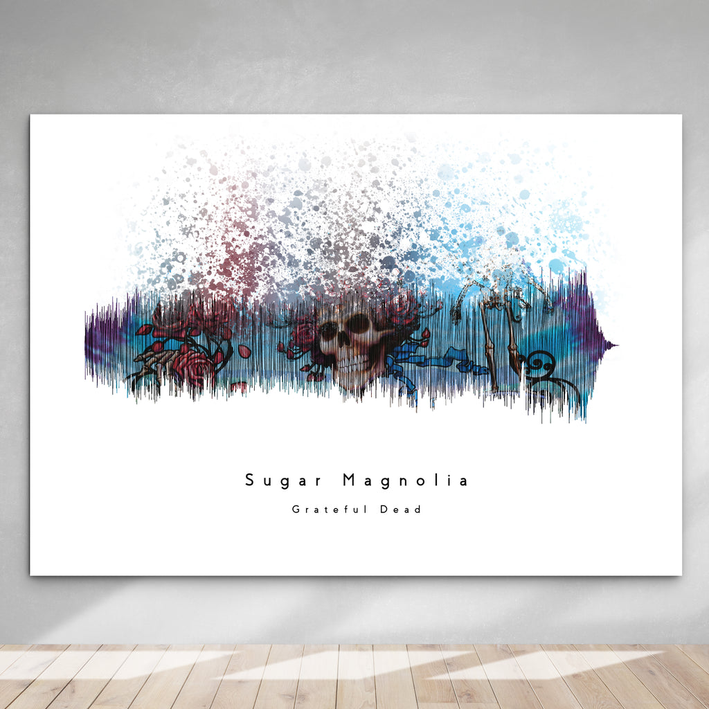 Sugar Magnolia Art Roll Poster | Dead Decor, Wall Art, Gift for Music Lovers, Home Decoration, Festival Decor