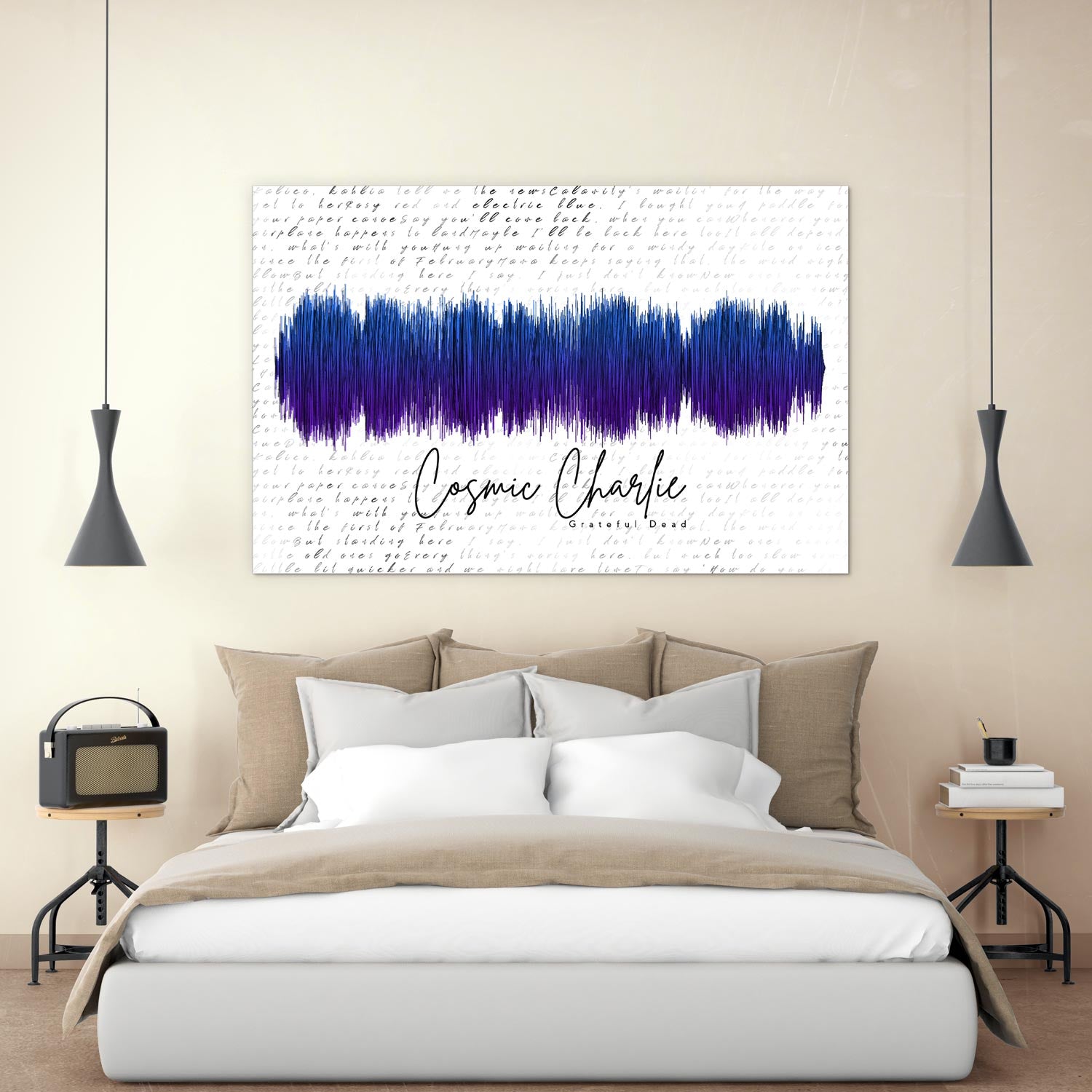 Cosmic Charlie Art Roll Poster | The Dead Decor, Wall Art, Gift for Music Lovers, Home Decoration, Festival Decor