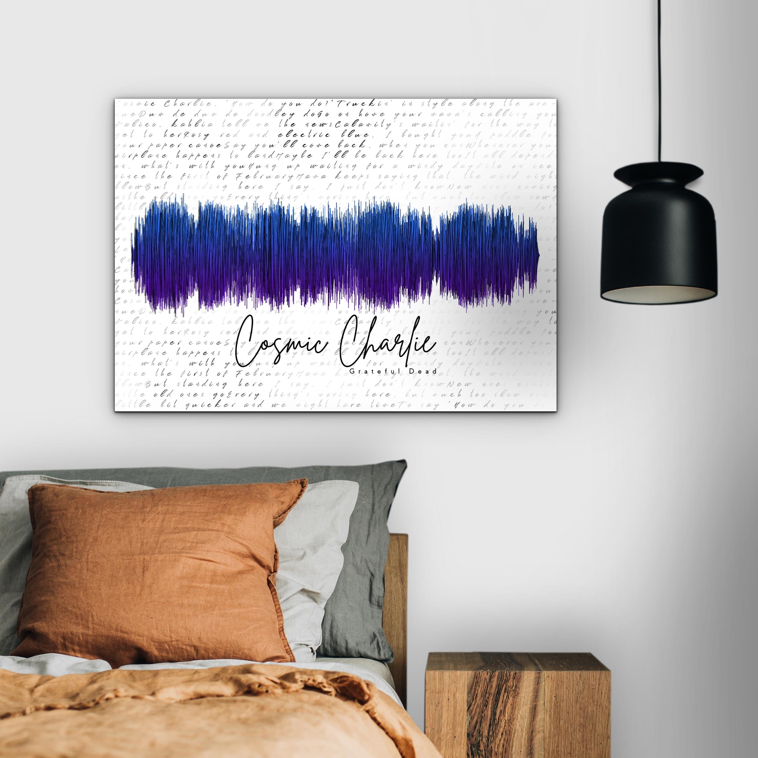 Cosmic Charlie Art Roll Poster | The Dead Decor, Wall Art, Gift for Music Lovers, Home Decoration, Festival Decor