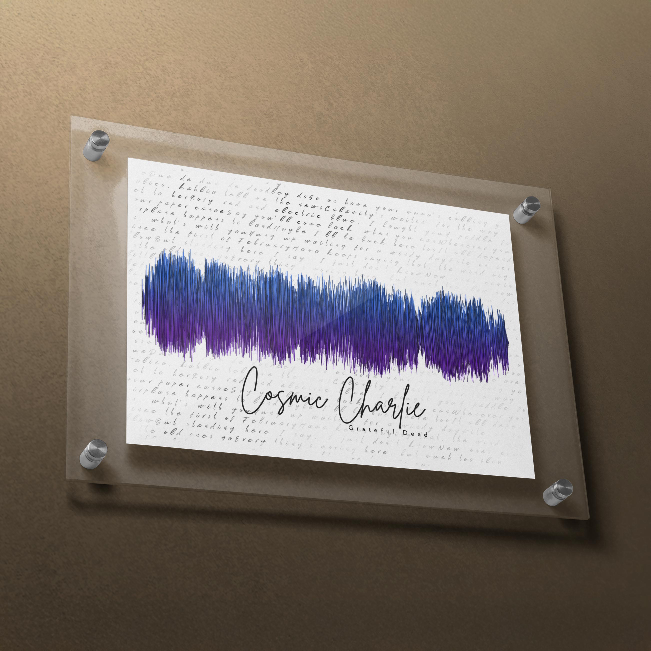Cosmic Charlie Art Roll Poster | The Dead Decor, Wall Art, Gift for Music Lovers, Home Decoration, Festival Decor