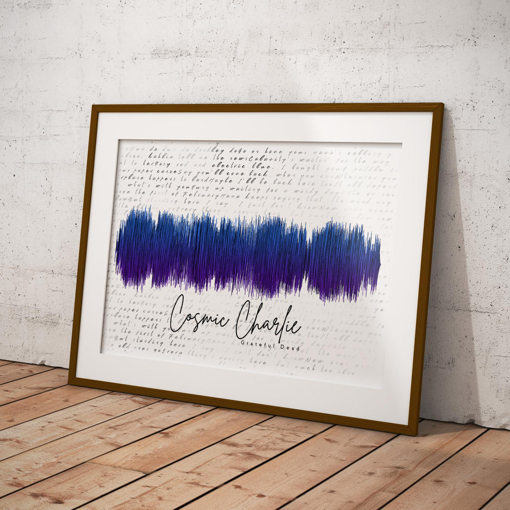 Cosmic Charlie Art Roll Poster | The Dead Decor, Wall Art, Gift for Music Lovers, Home Decoration, Festival Decor