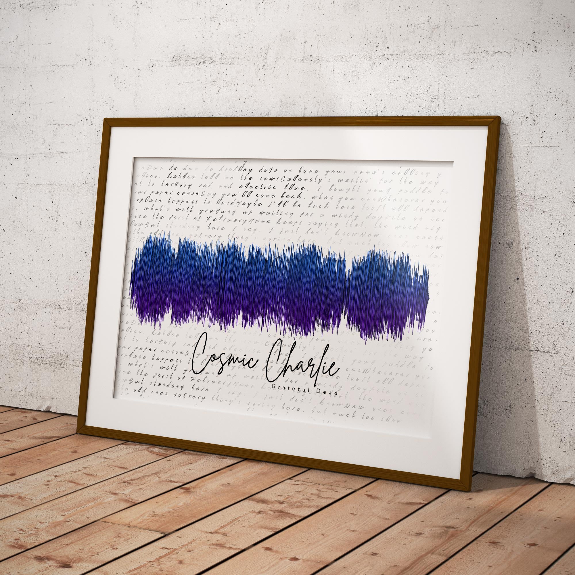 Cosmic Charlie Art Roll Poster | The Dead Decor, Wall Art, Gift for Music Lovers, Home Decoration, Festival Decor