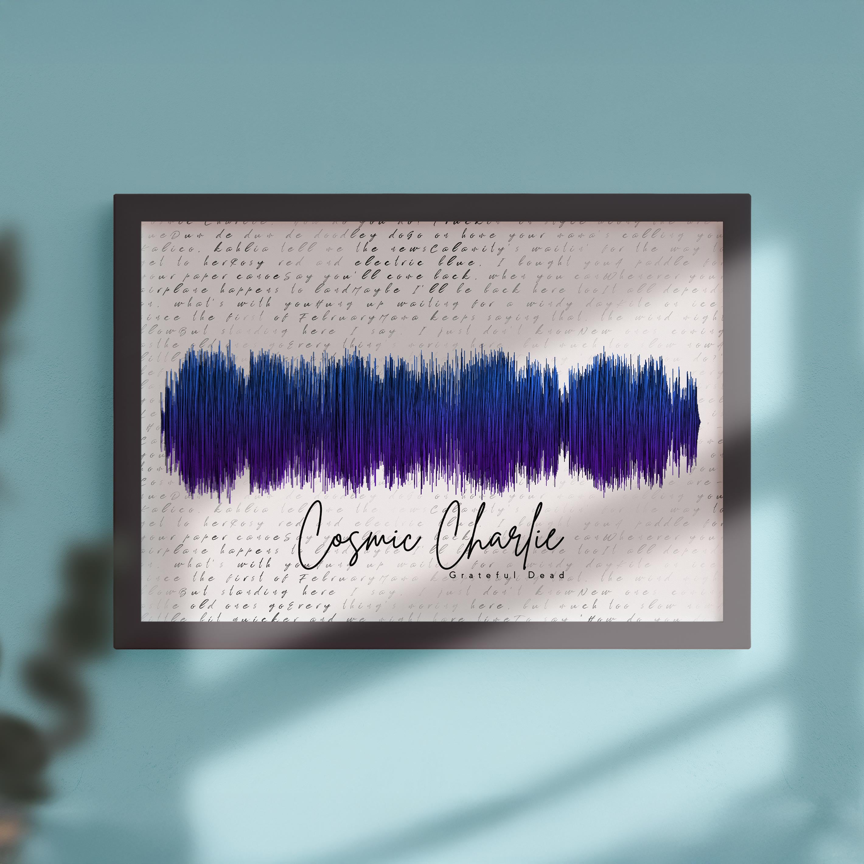 Cosmic Charlie Art Roll Poster | The Dead Decor, Wall Art, Gift for Music Lovers, Home Decoration, Festival Decor