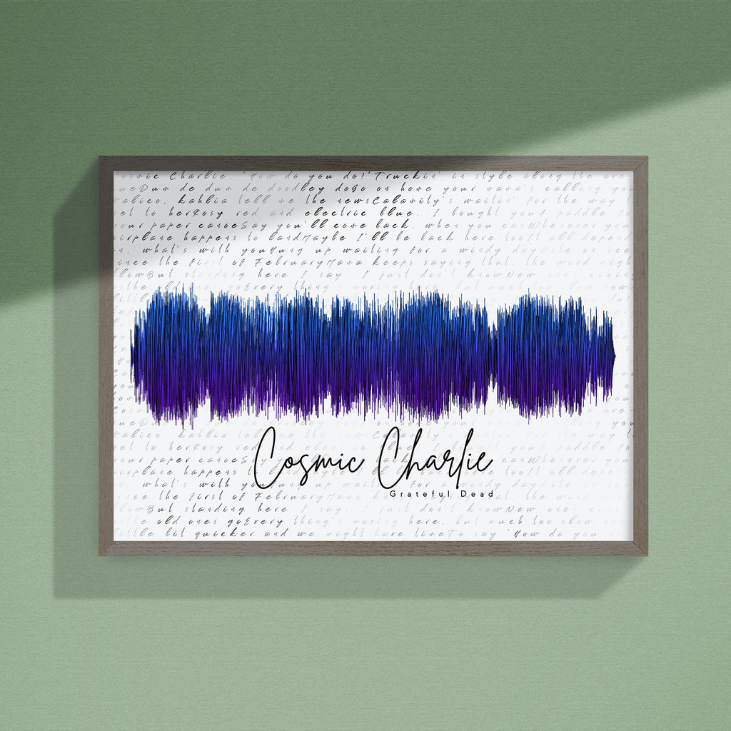 Cosmic Charlie Art Roll Poster | The Dead Decor, Wall Art, Gift for Music Lovers, Home Decoration, Festival Decor
