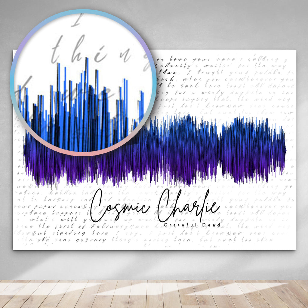 Cosmic Charlie Art Roll Poster | The Dead Decor, Wall Art, Gift for Music Lovers, Home Decoration, Festival Decor
