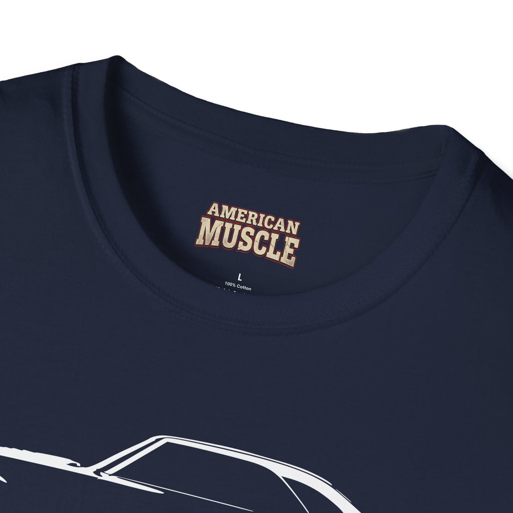 Chevy Camaro T-Shirt | Classic Chevy Muscle Car Tee | Big Block SS Camaro Gift | Vintage Car Line Art Shirt