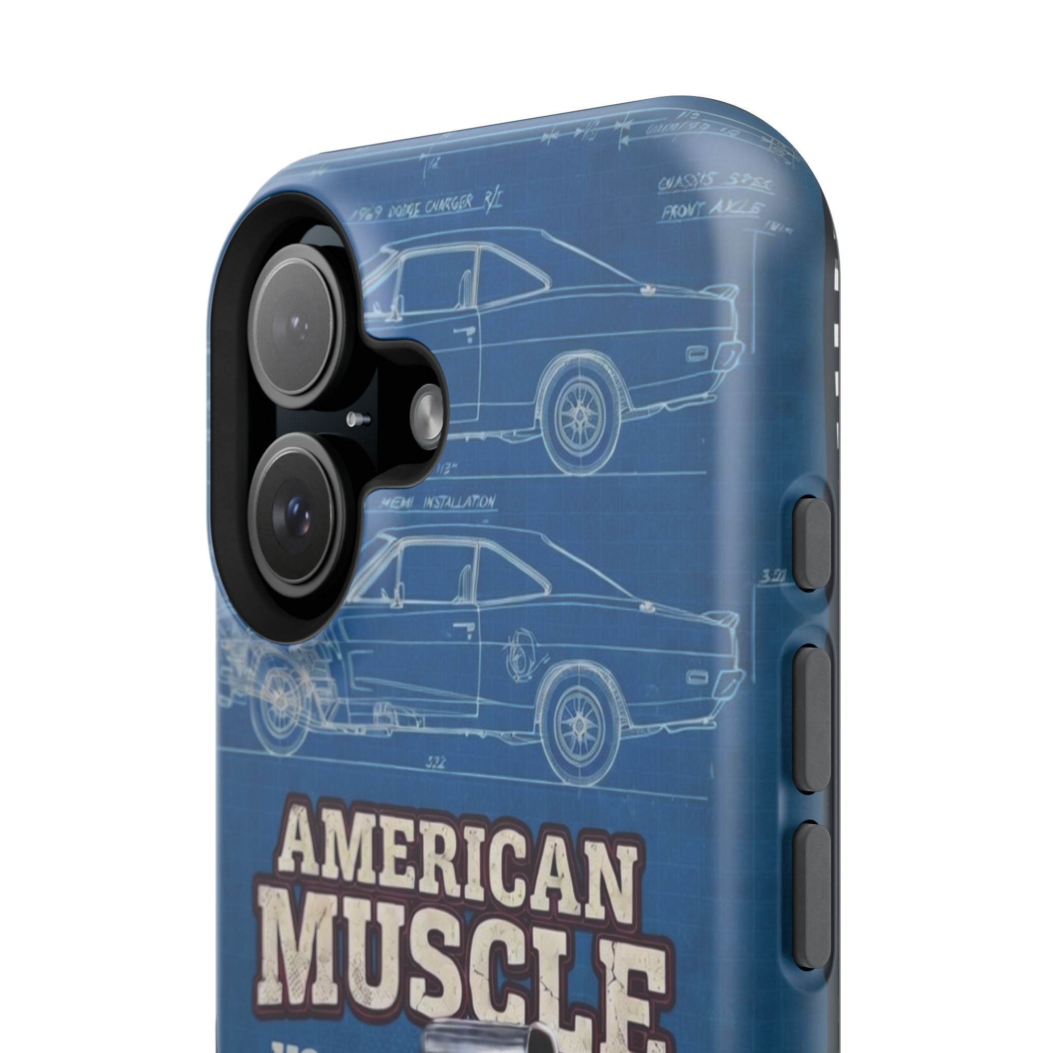 American Muscle V8 - Mopar 426 Hemi phone case Impact-Resistant Cover