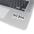 Okie Dokie Kiss-Cut Sticker — Grunge Drip Logo Decal Fallout