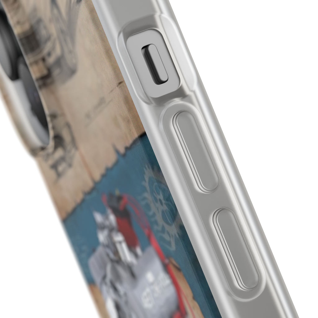 Built to Rumble Chevy 427 ZL1 Blueprint Phone Case - Retro Engine Design