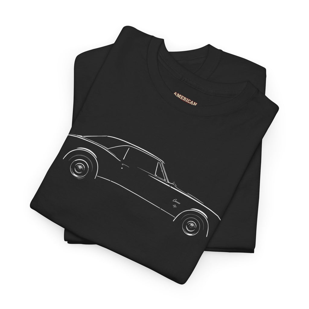 1967 Chevy Camaro T-Shirt — Minimalist Vintage Muscle Car Tee