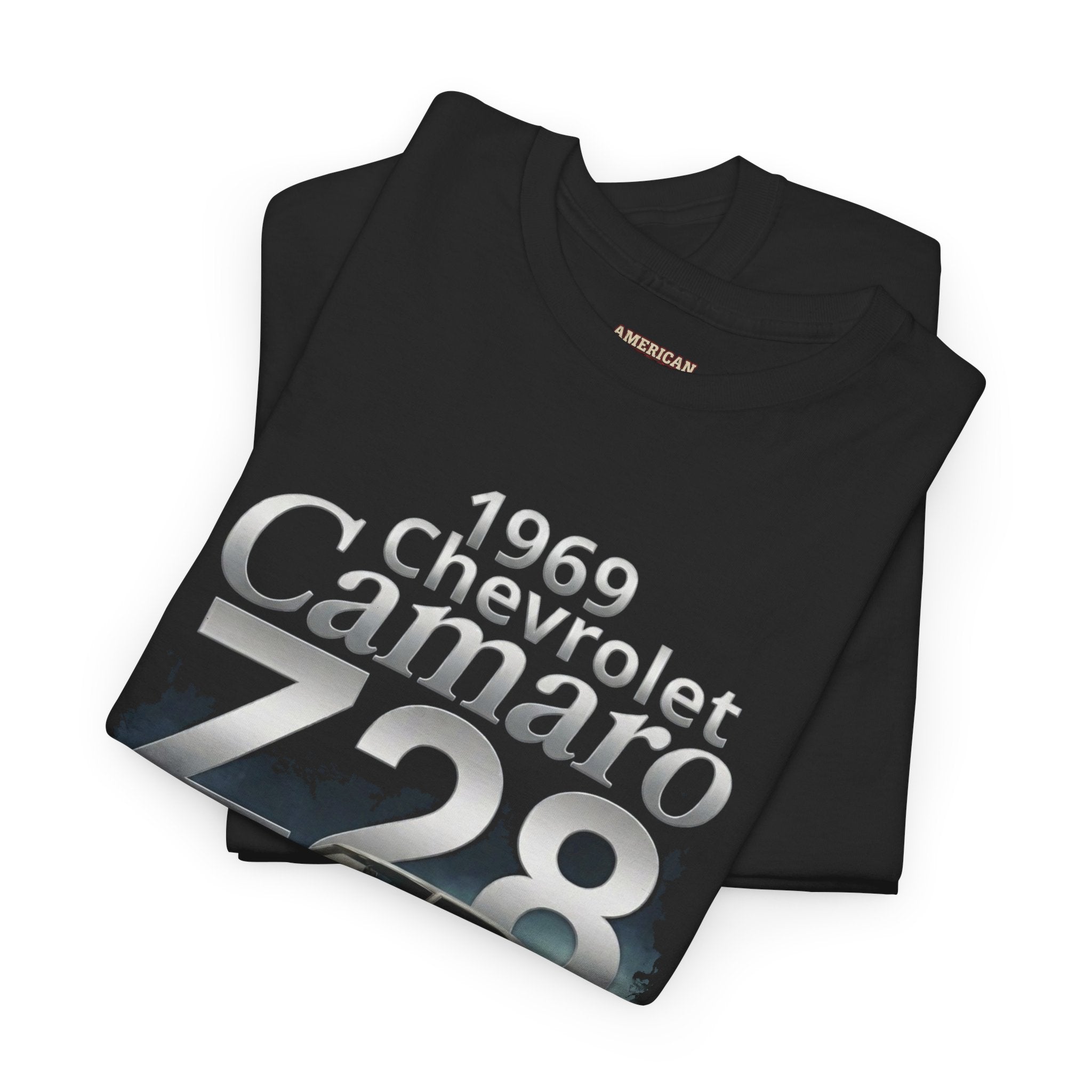 1969 Chevrolet Camaro Z/28 American Muscle V8 Tee — Classic Car T-Shirt