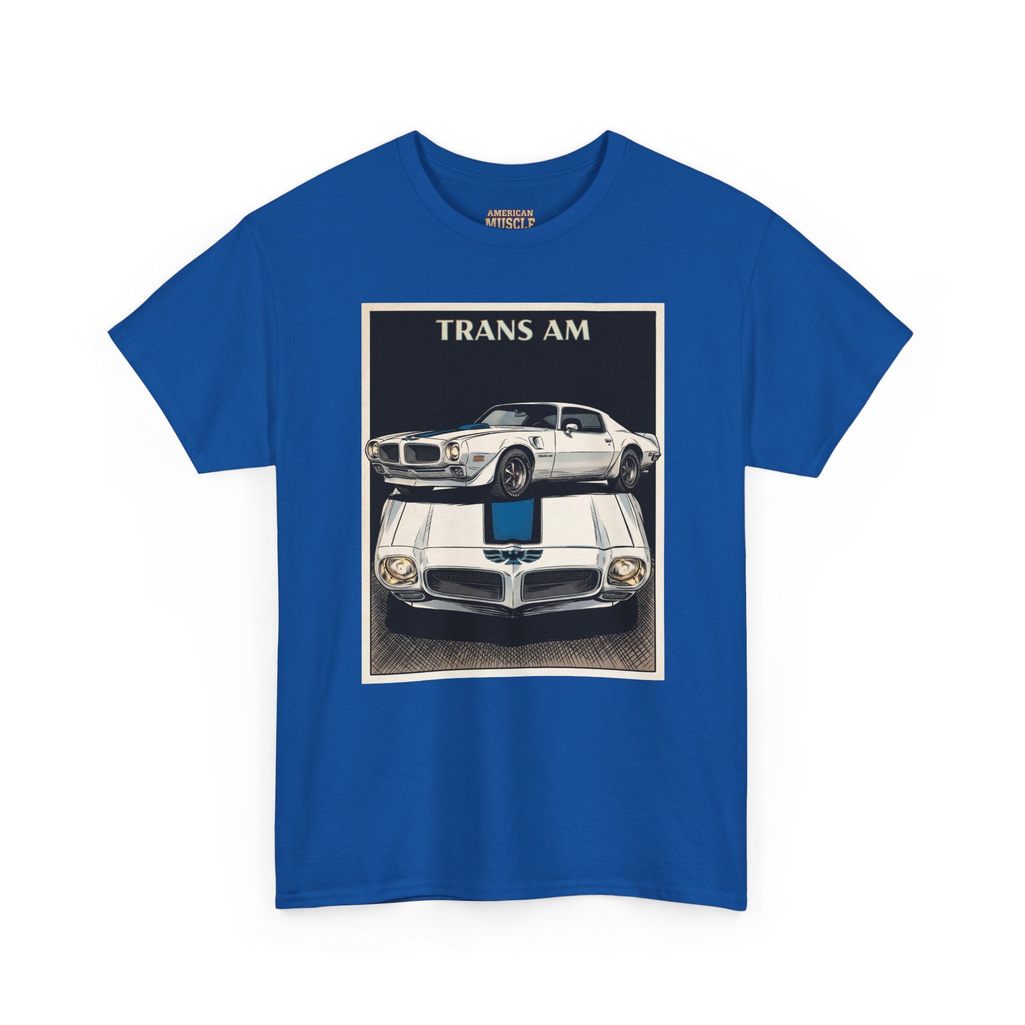 1970 Pontiac Trans Am American Muscle T-Shirt – Vintage Car Graphic Tee