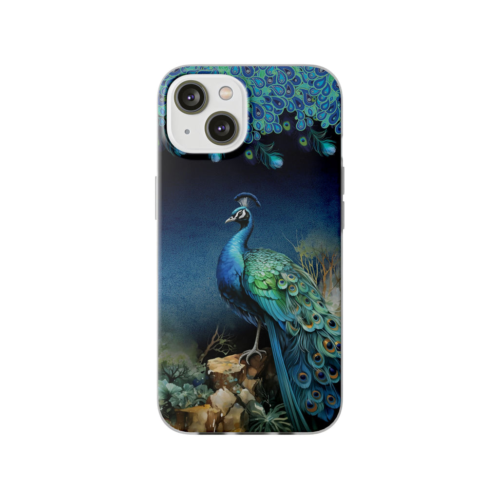 Peacock Art Phone Case: Slim, Stylish and Secure