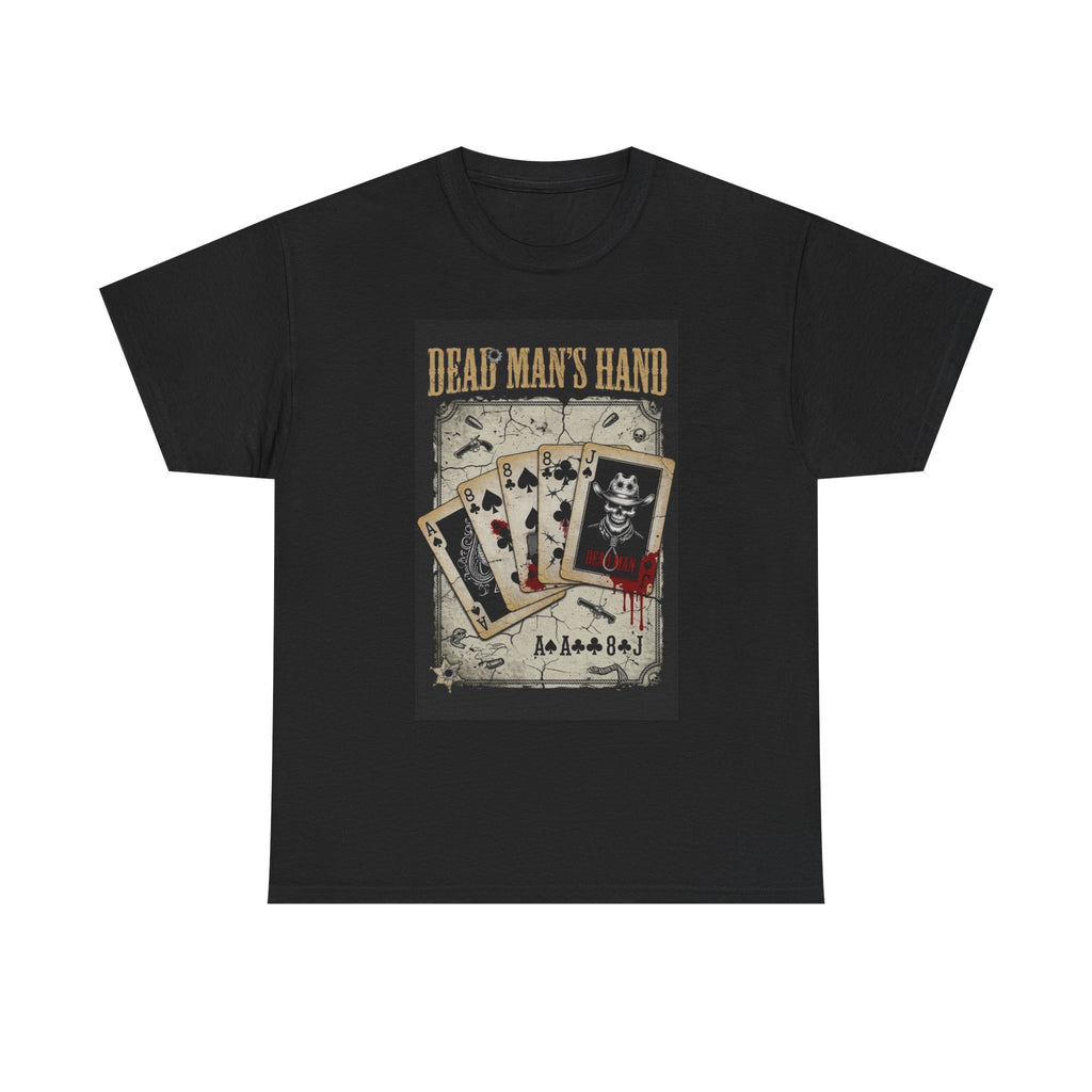 Dead Man's Hand T-Shirt — Vintage Playing Cards Graphic Tee