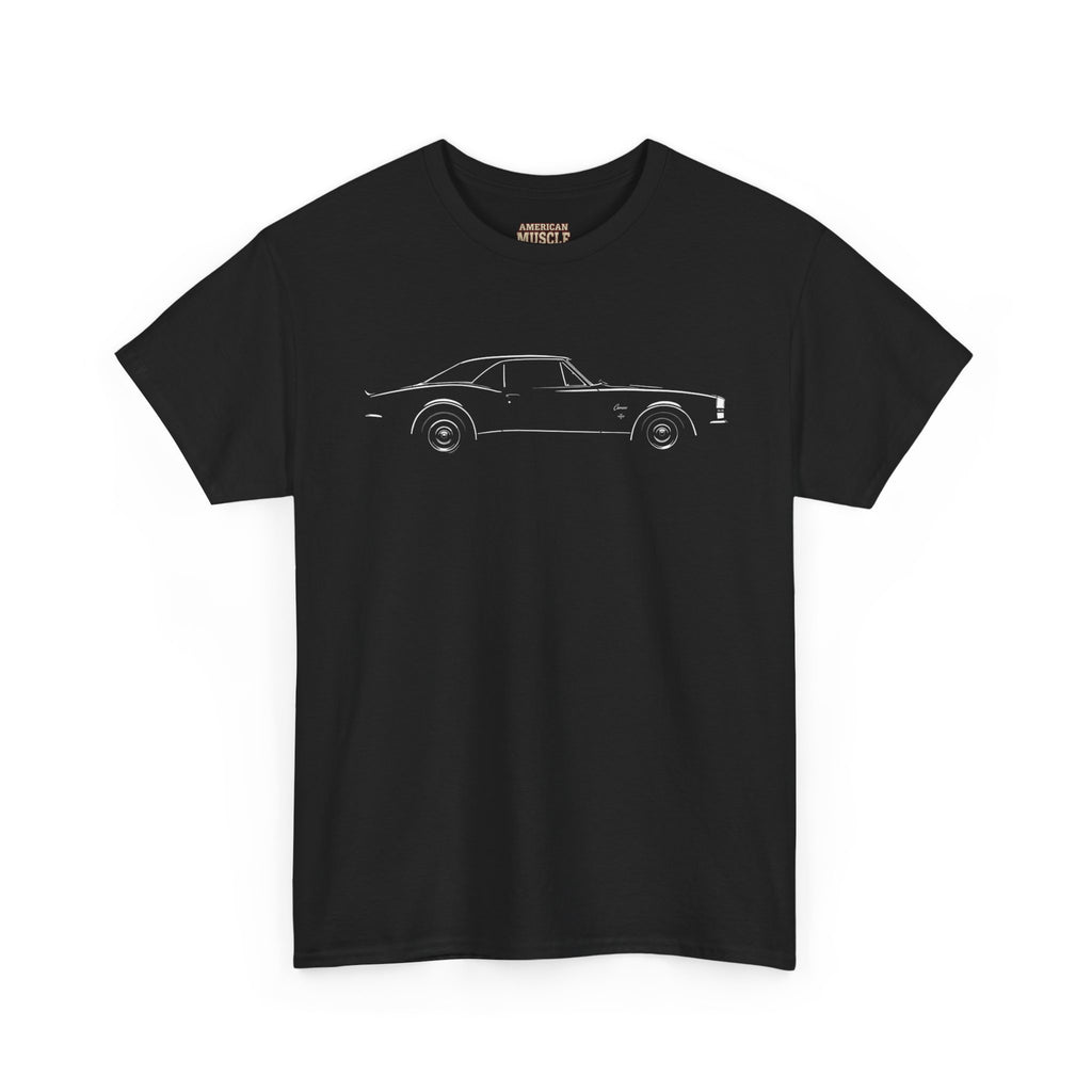 1967 Chevy Camaro T-Shirt — Minimalist Vintage Muscle Car Tee