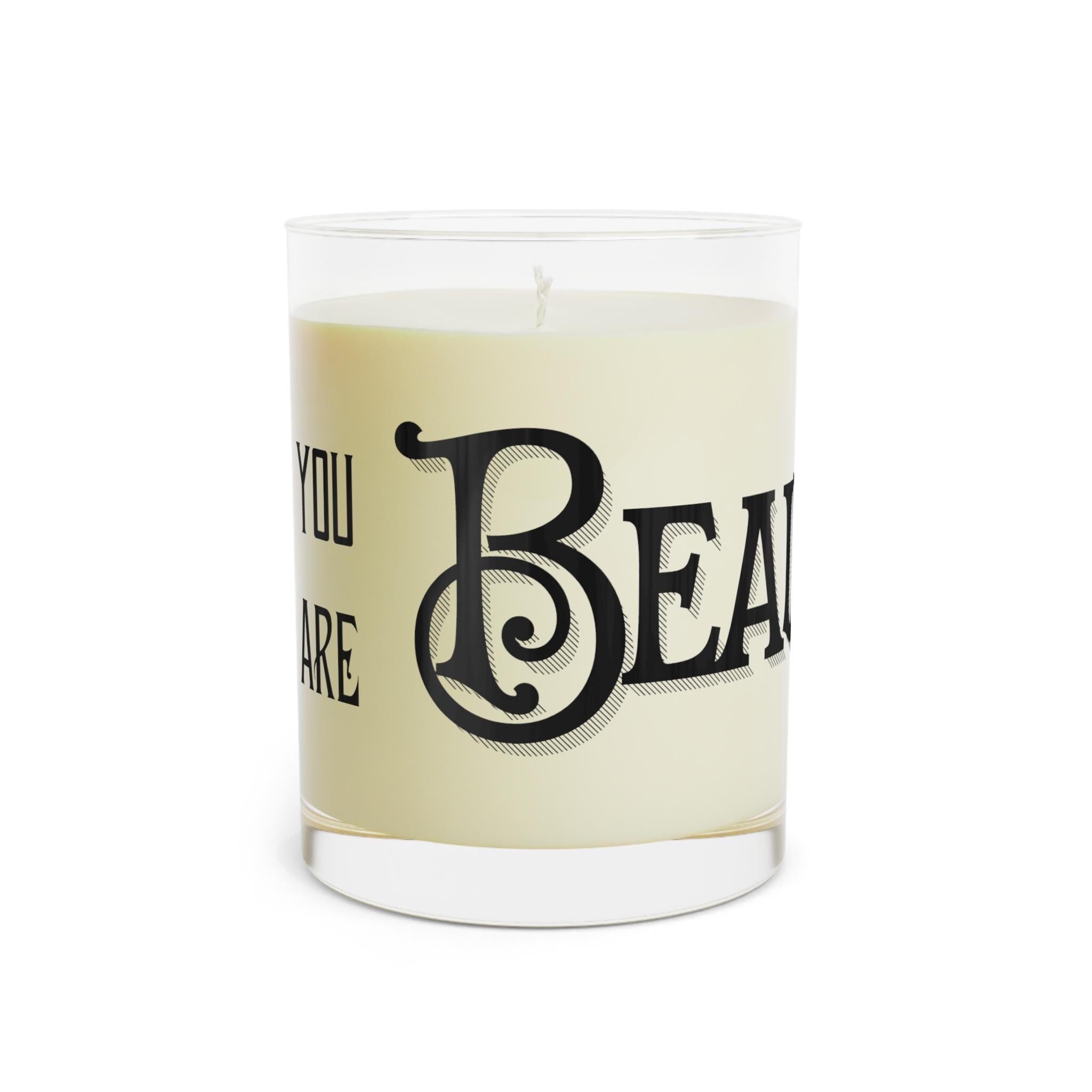 Soy Wax Scented Candle: Vegan Aromatherapy, Reusable Jar