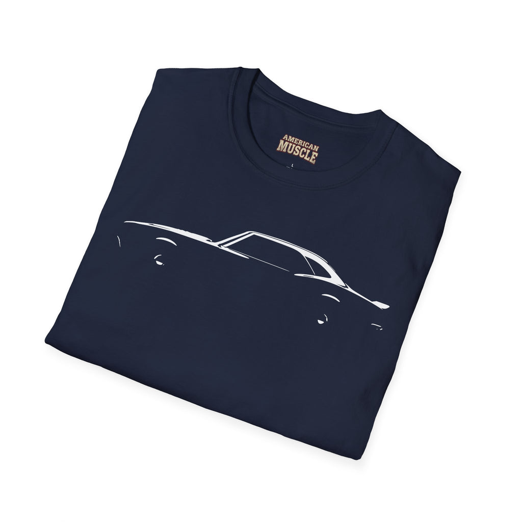 Chevy Camaro T-Shirt | Classic Chevy Muscle Car Tee | Big Block SS Camaro Gift | Vintage Car Line Art Shirt