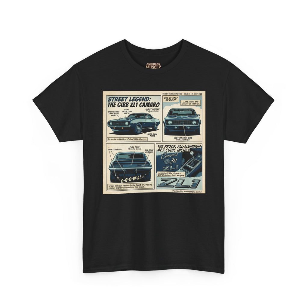 Retro Camaro Comic Tee — Street Legend: Z28 Camaro Vintage Car T-Shirt