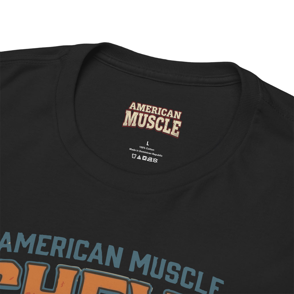 Chevy Bowtie Brute Muscle Car T‑Shirt – American Muscle Vintage Racing Tee