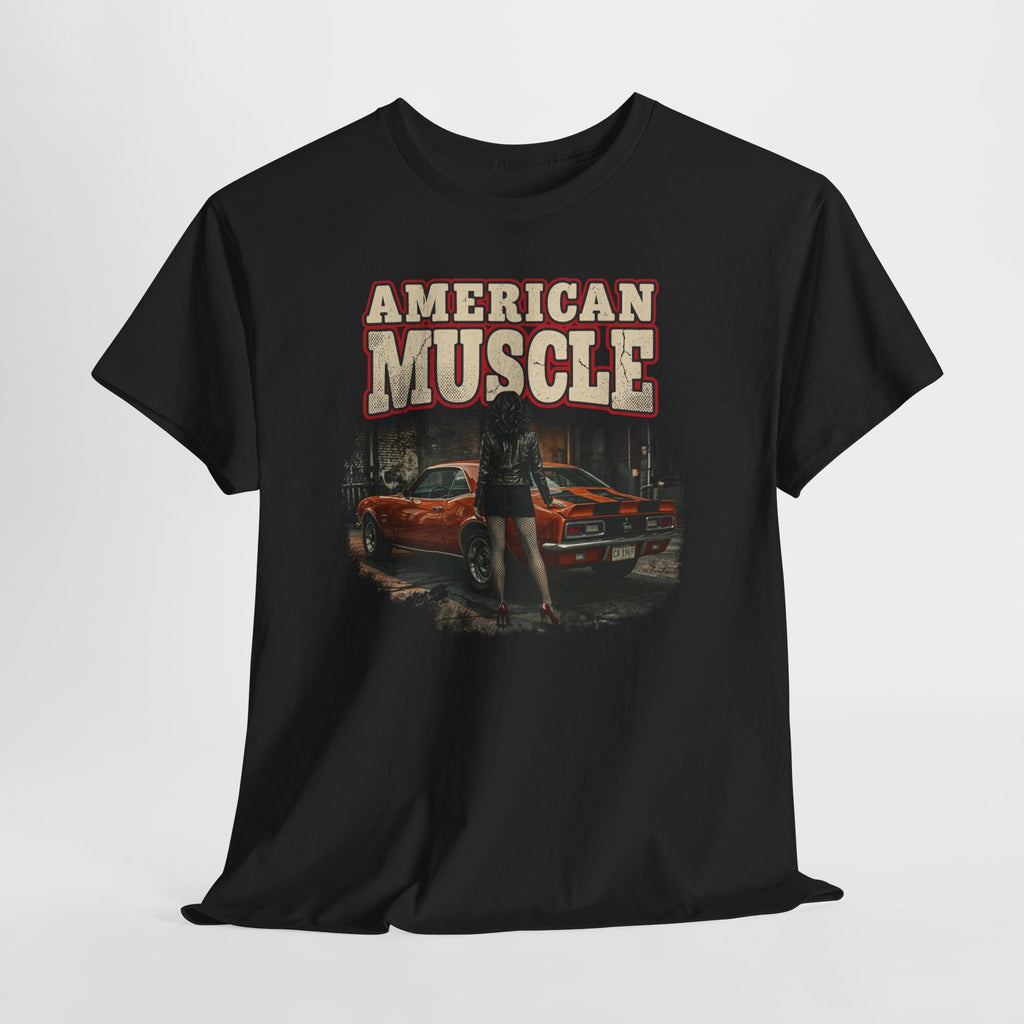 American Muscle 1969 Chevrolet Camaro Tee - Vintage Car Graphic T-Shirt