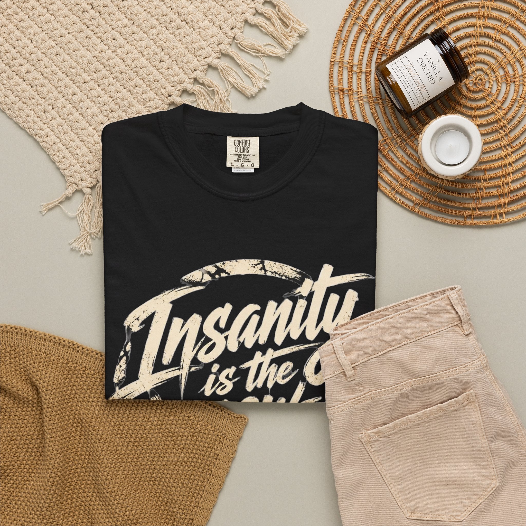 “Insanity is the new Normal” Vintage Graphic Tee