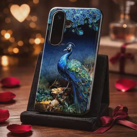 Peacock Art Phone Case: Slim, Stylish and Secure